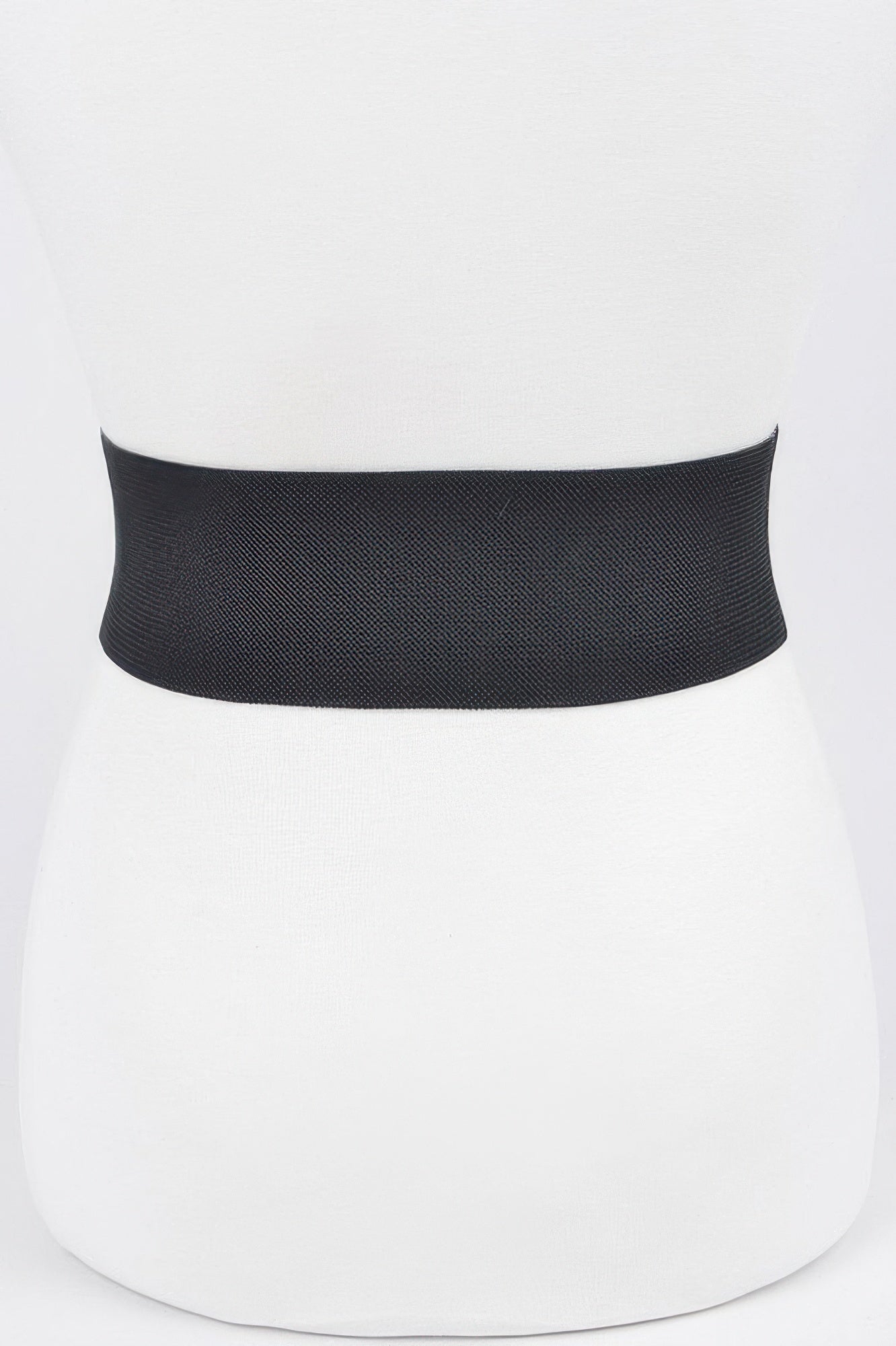 Big Metal Buckle Elastic Belt