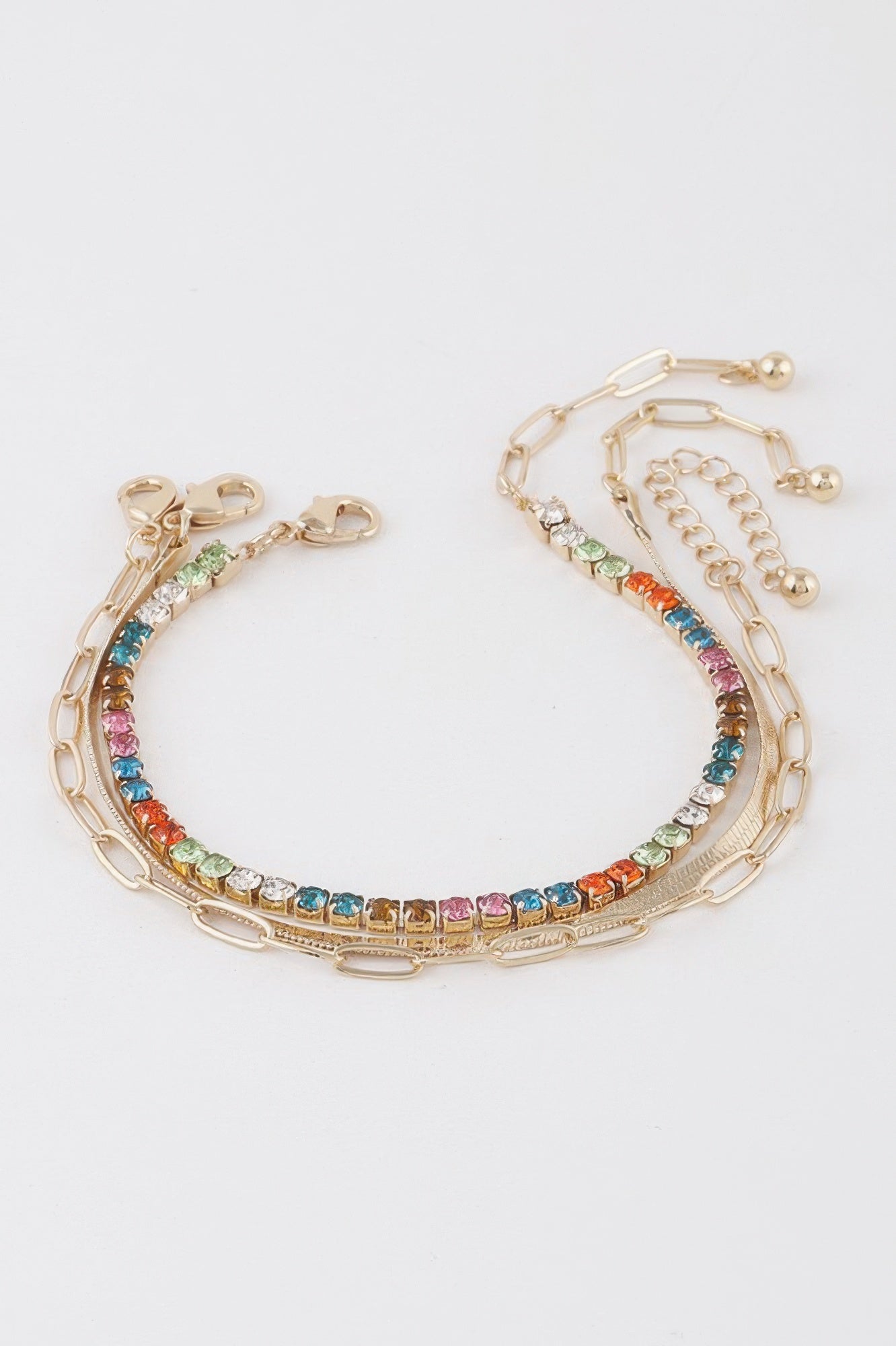Multi Rhinestone Bracelet