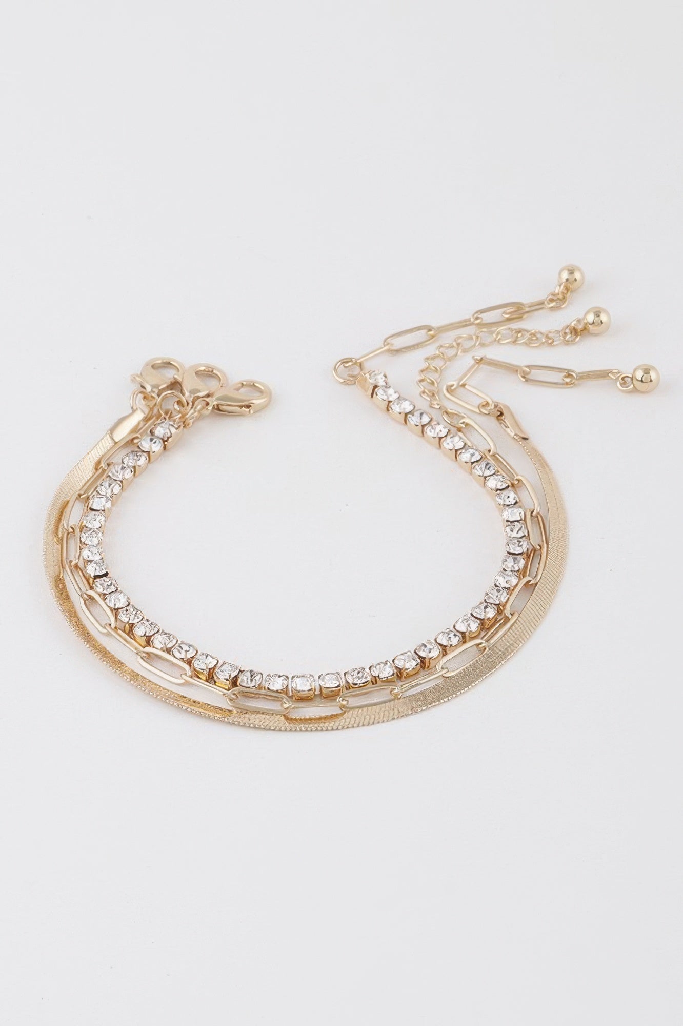 Multi Rhinestone Bracelet
