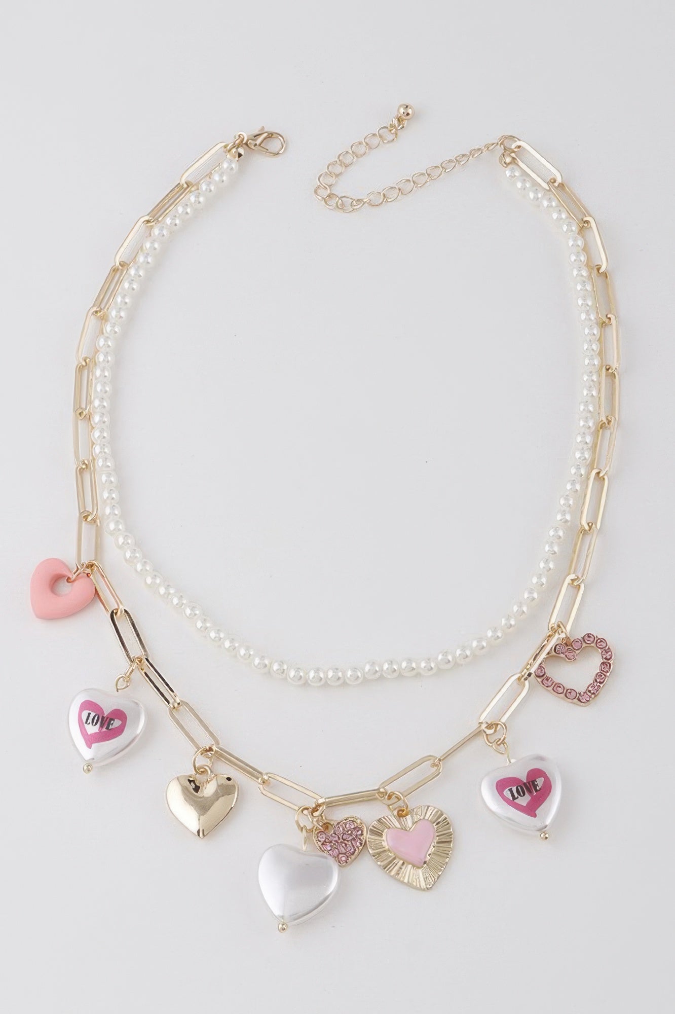 Heart Charms Necklace
