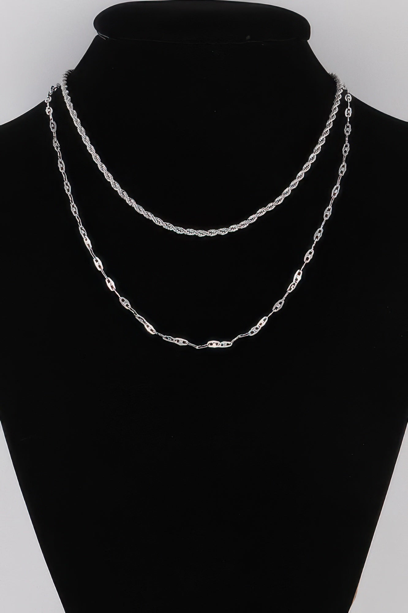 Link N Rope Chain Necklace