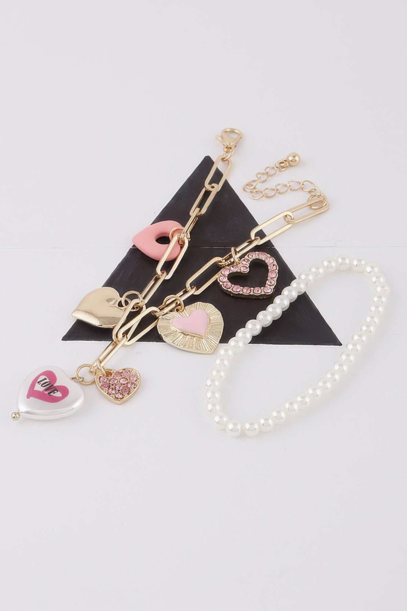 Heart Charms Bracelet
