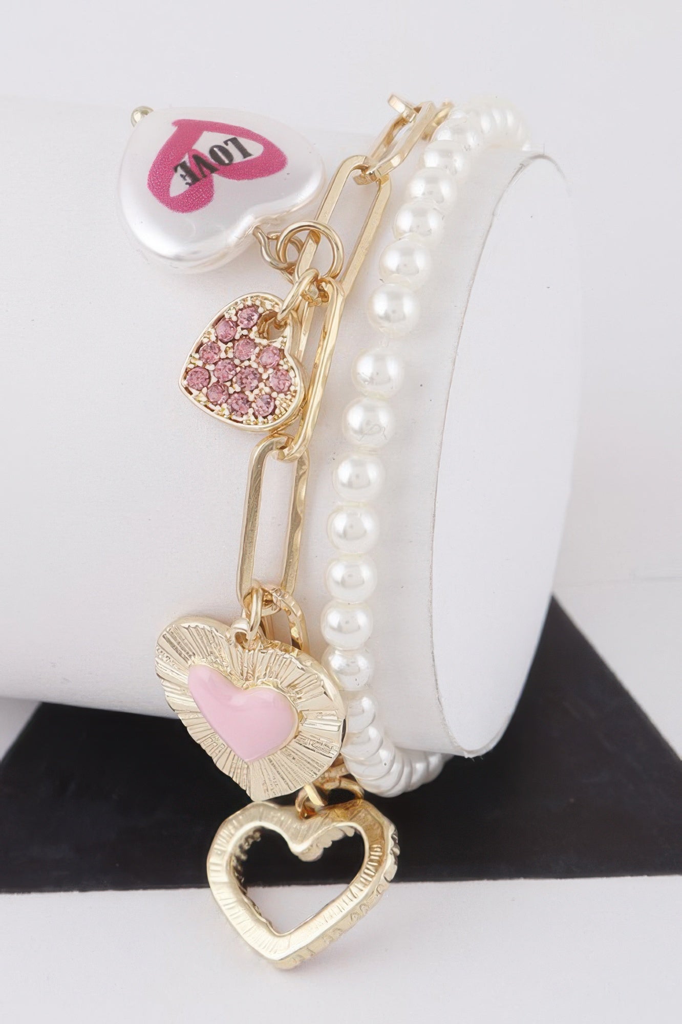 Heart Charms Bracelet