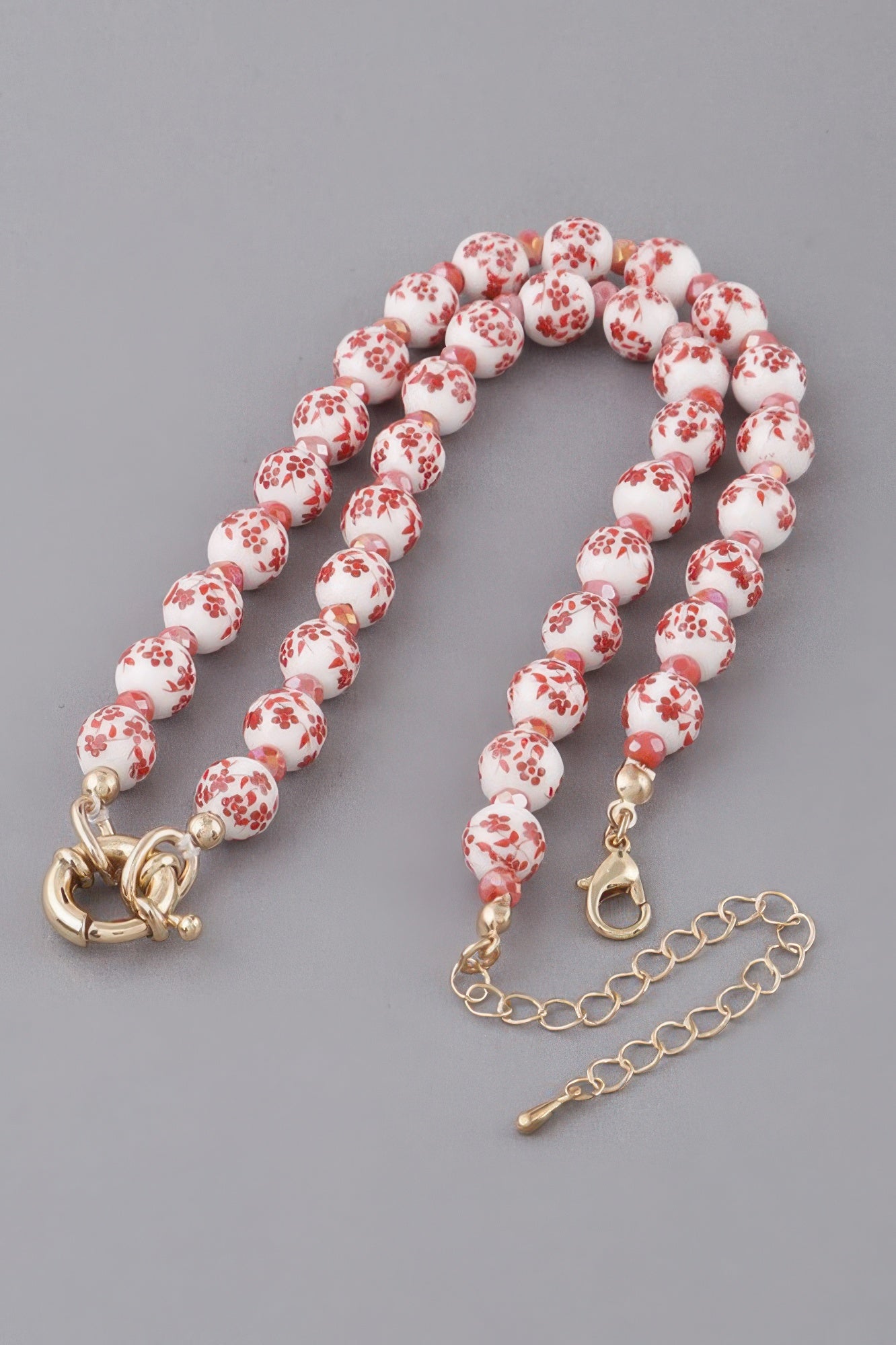 Flower Beaded Necklace