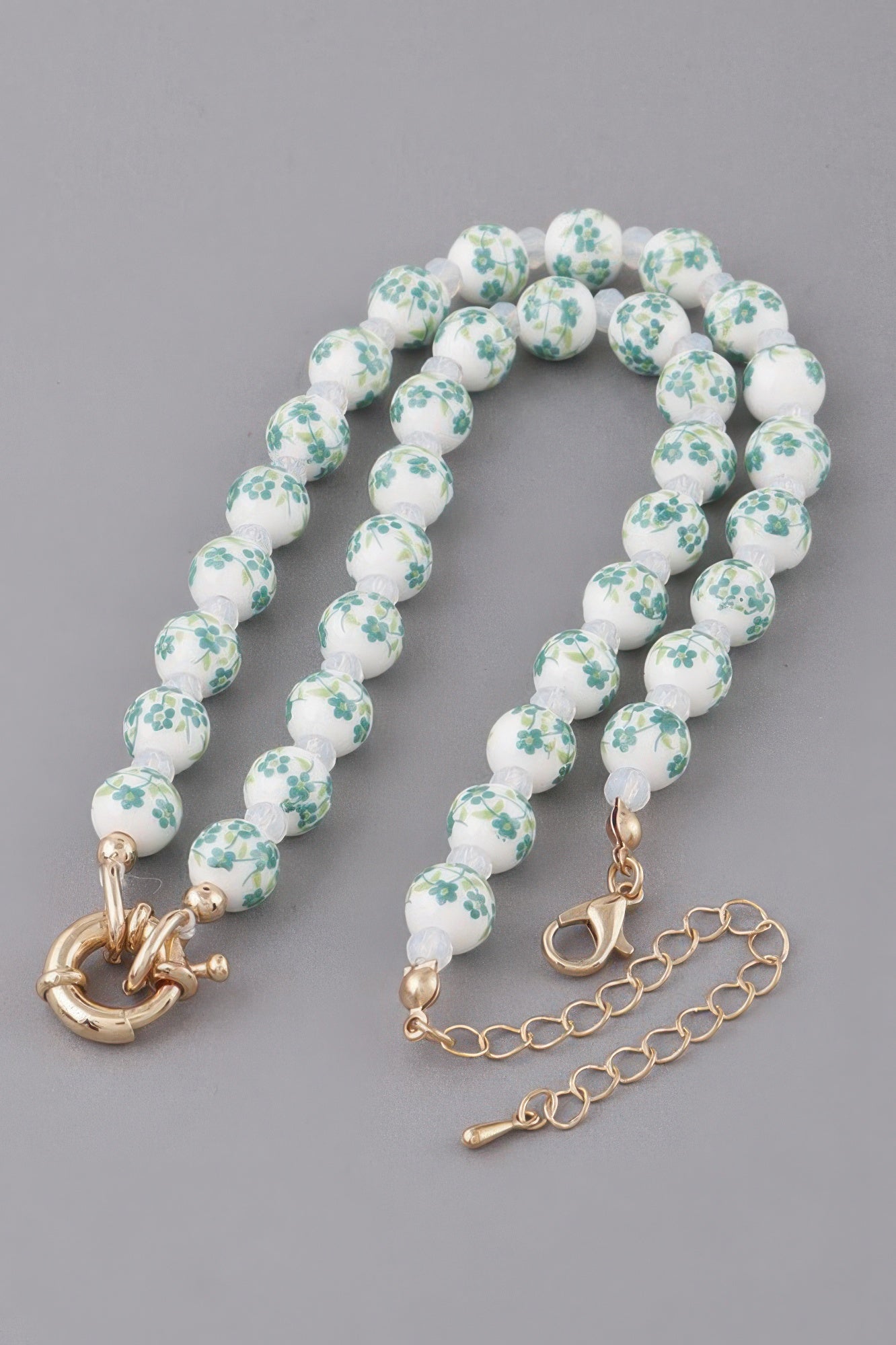 Flower Beaded Necklace