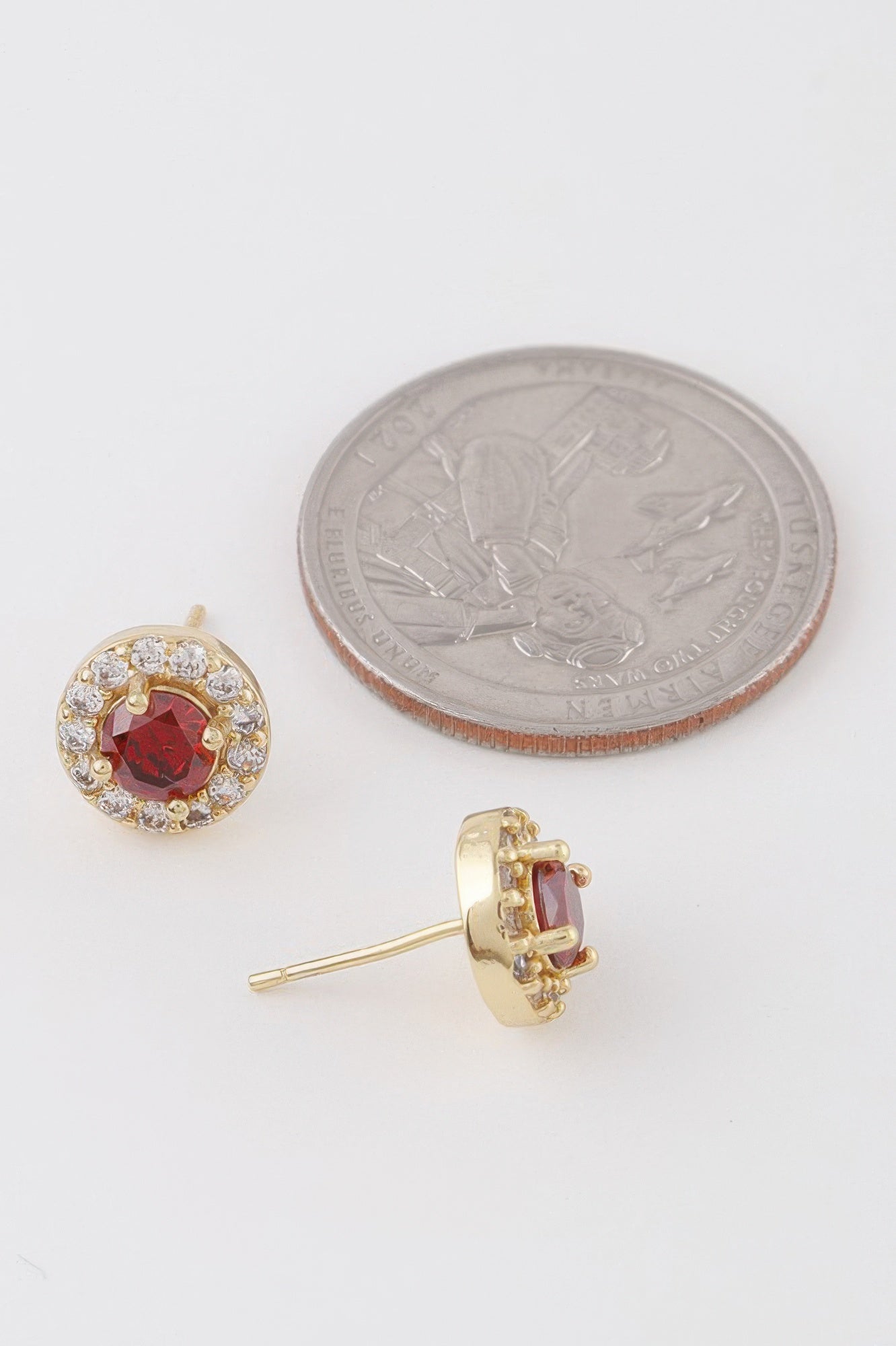 Jeweled Stud Earrings