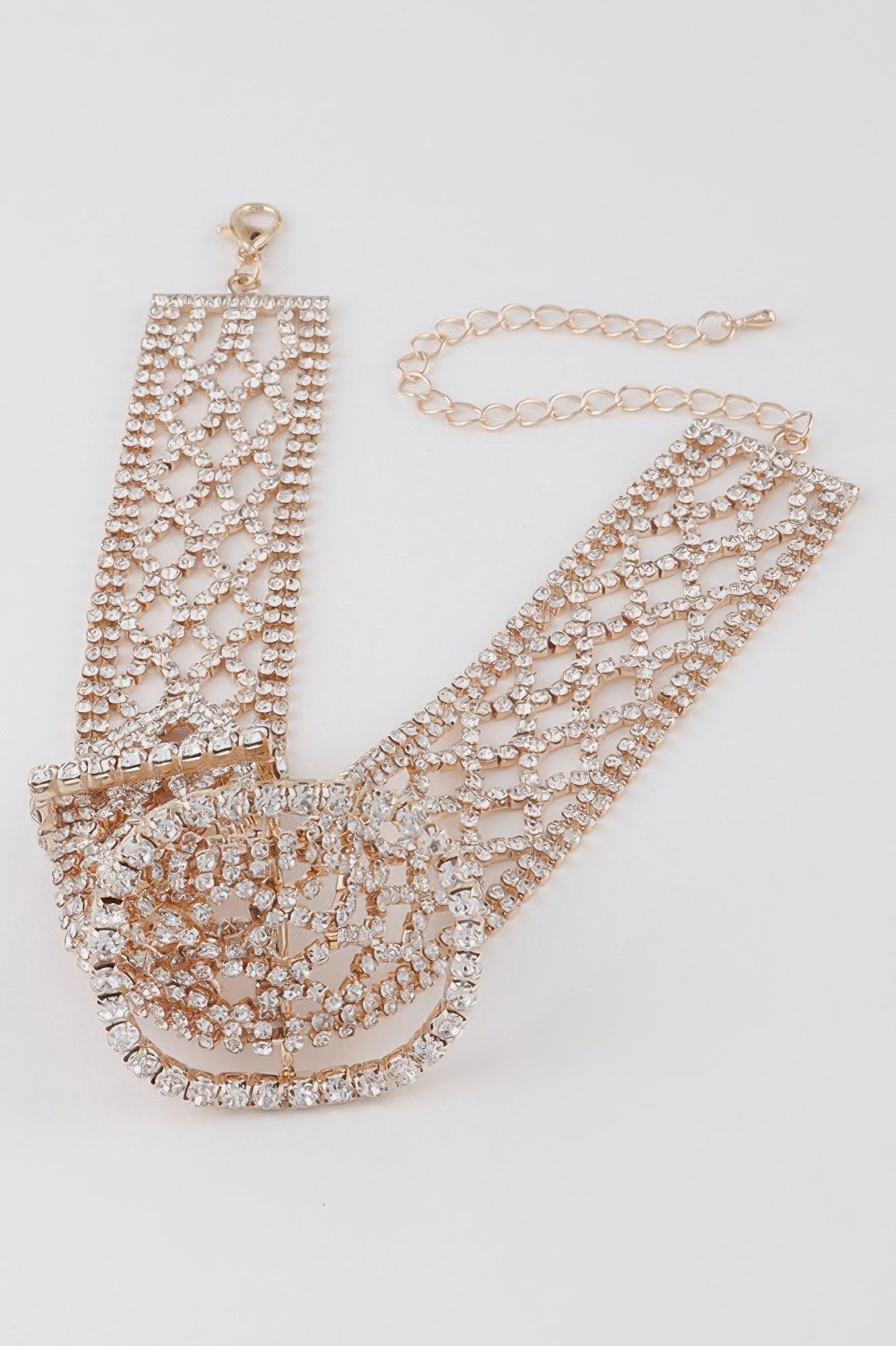 Diamond Belt Choker Necklace