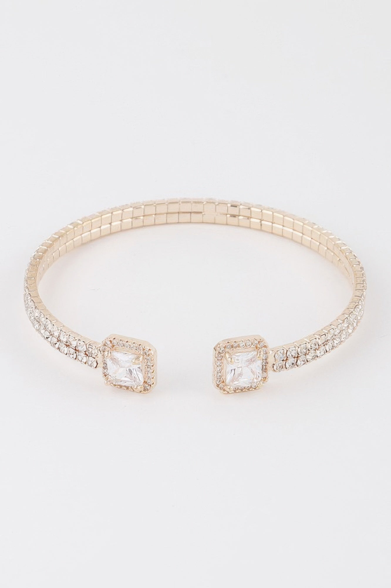 Jeweled Open Cuff Bracelet