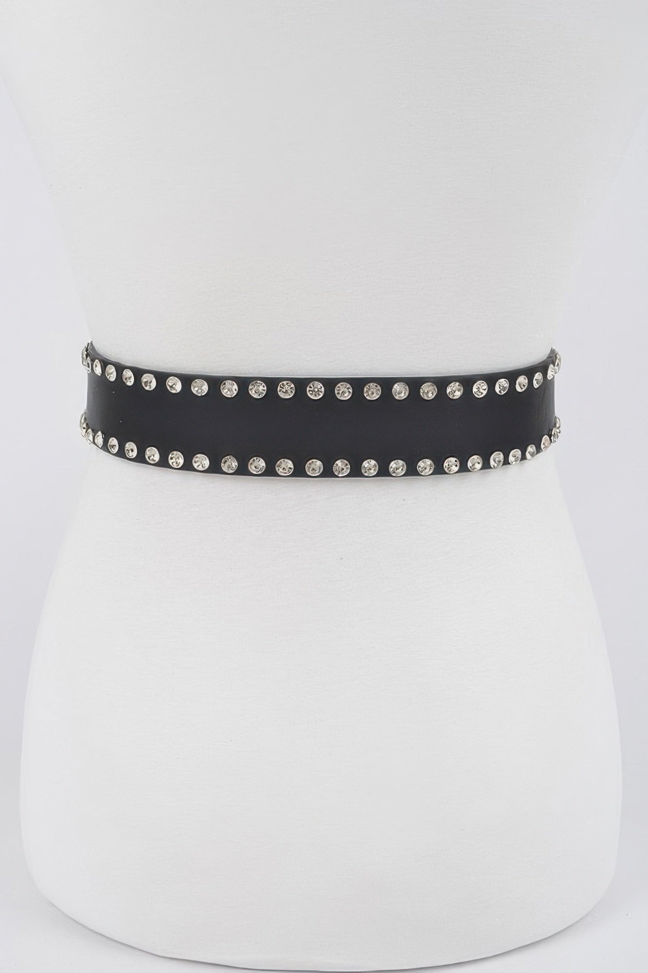 Rhinestone Trimmed Multi Metal Belt