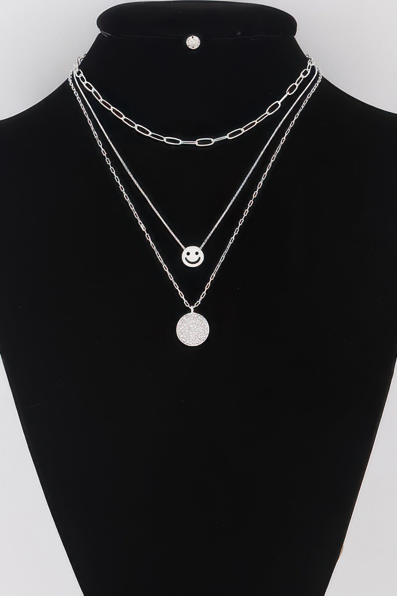 Multi Smiley Face Necklace