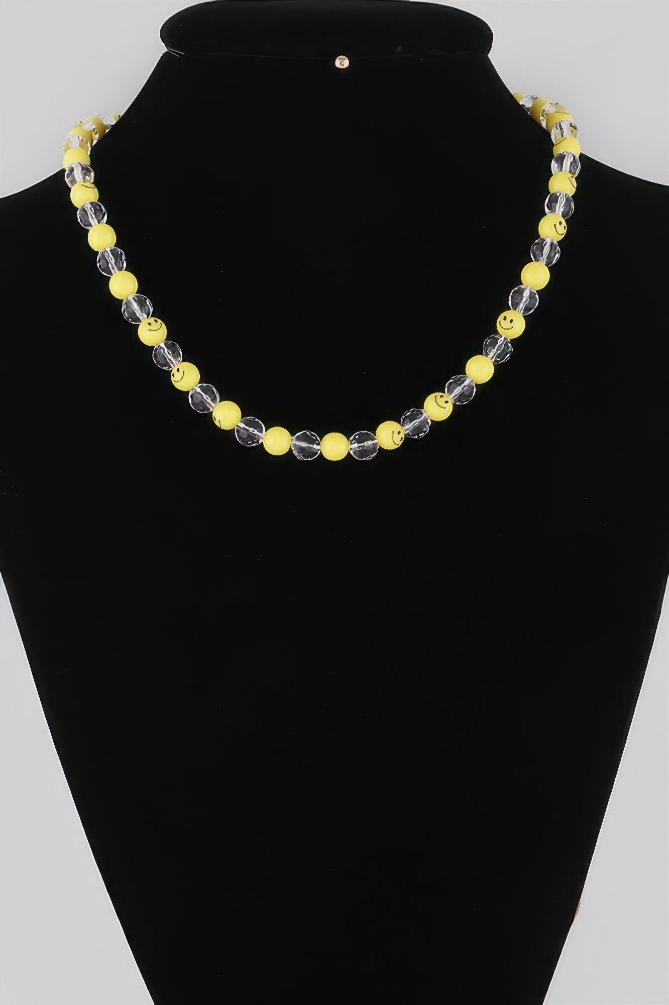 Beaded Smiley Face Necklace