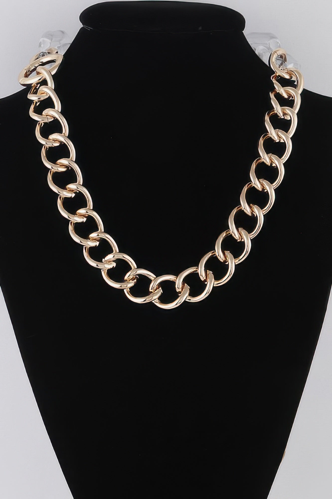 Clear Double Chain Necklace