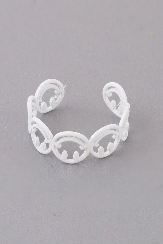 Open Smiley Face Ring