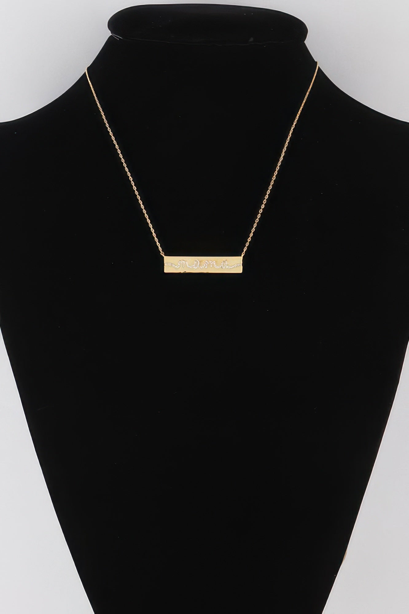 Jeweled Mama Pendant Necklace