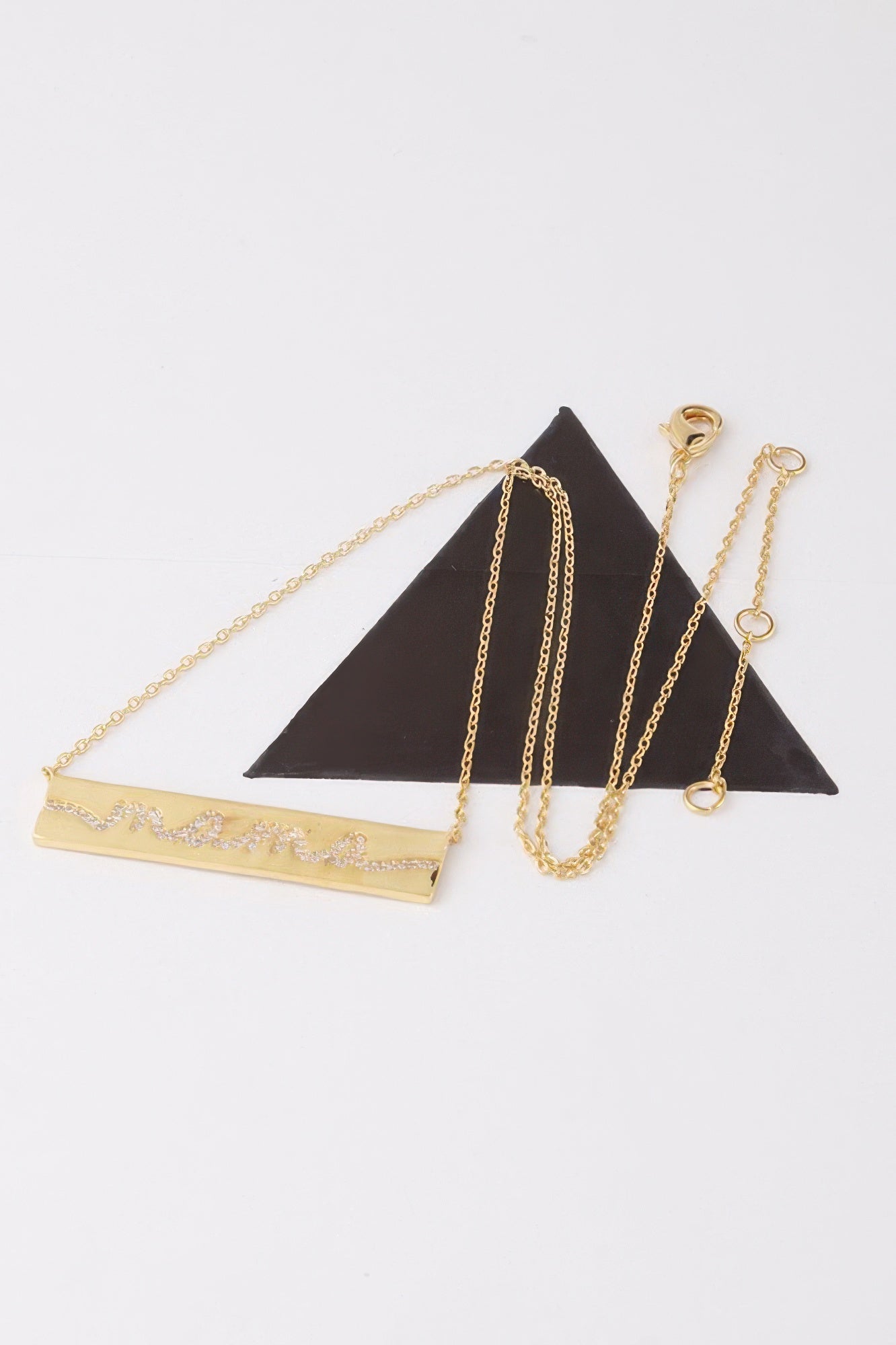 Jeweled Mama Pendant Necklace