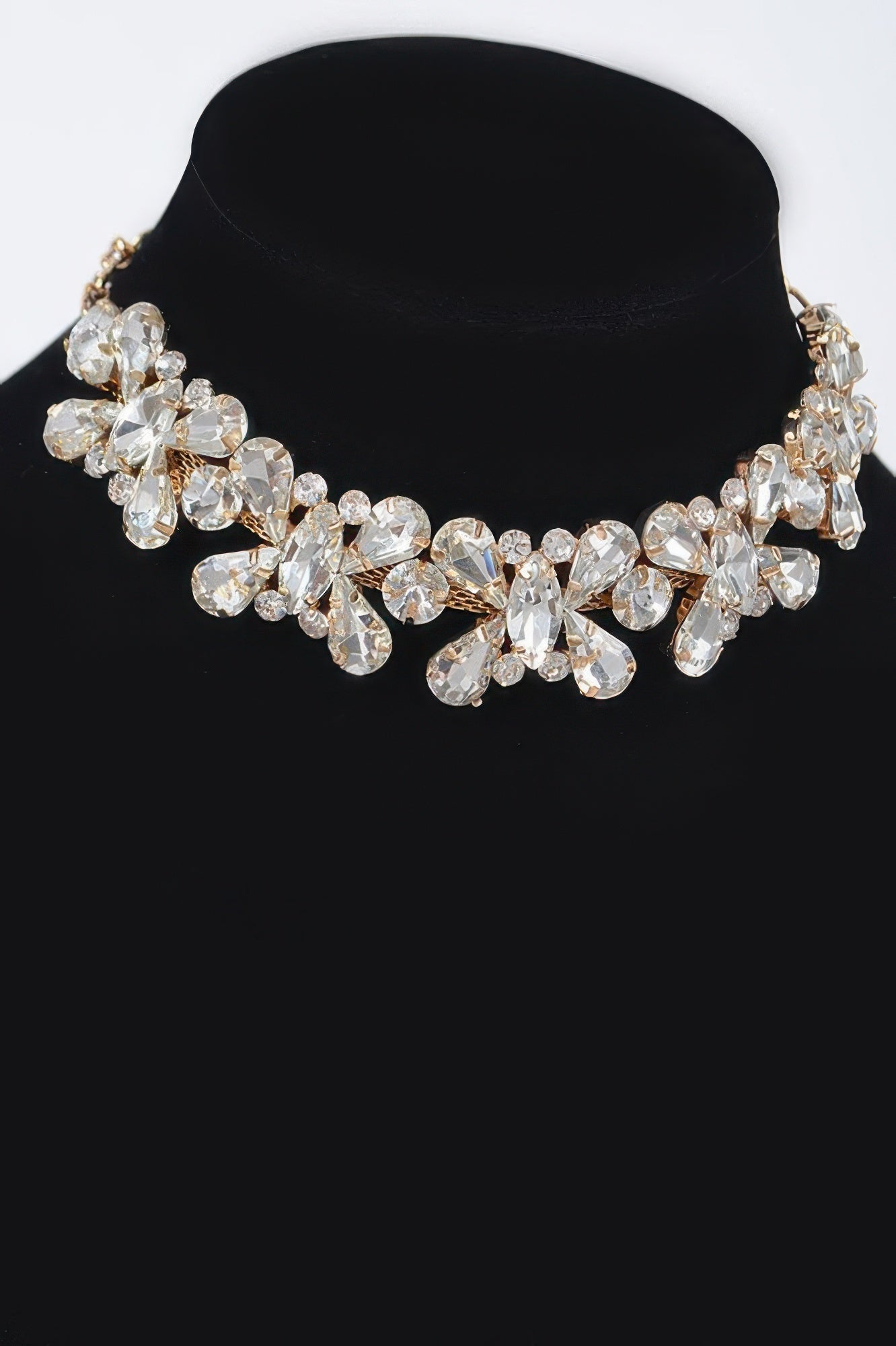 Ab Stone Earring And Necklace Set