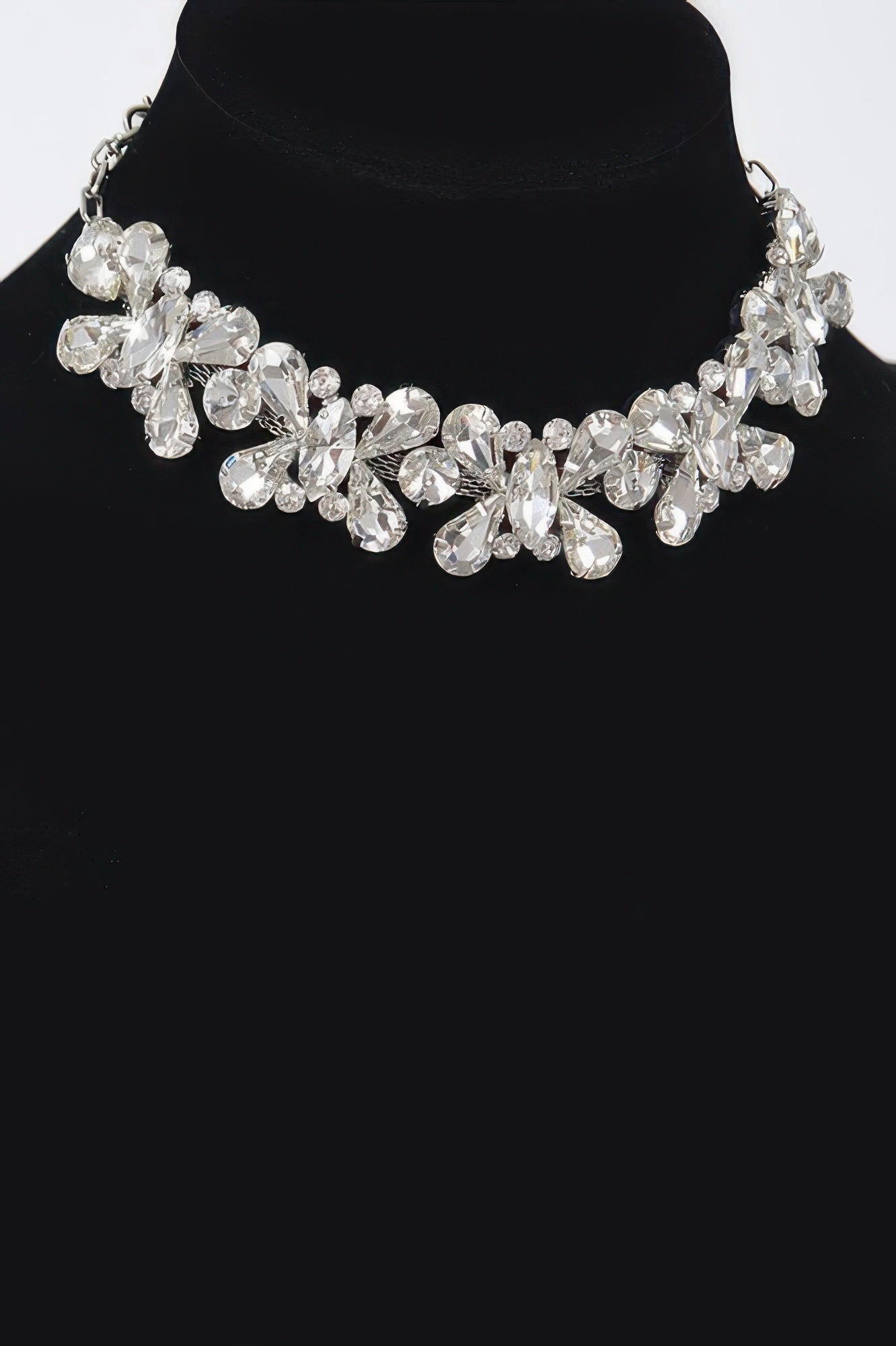 Ab Stone Earring And Necklace Set