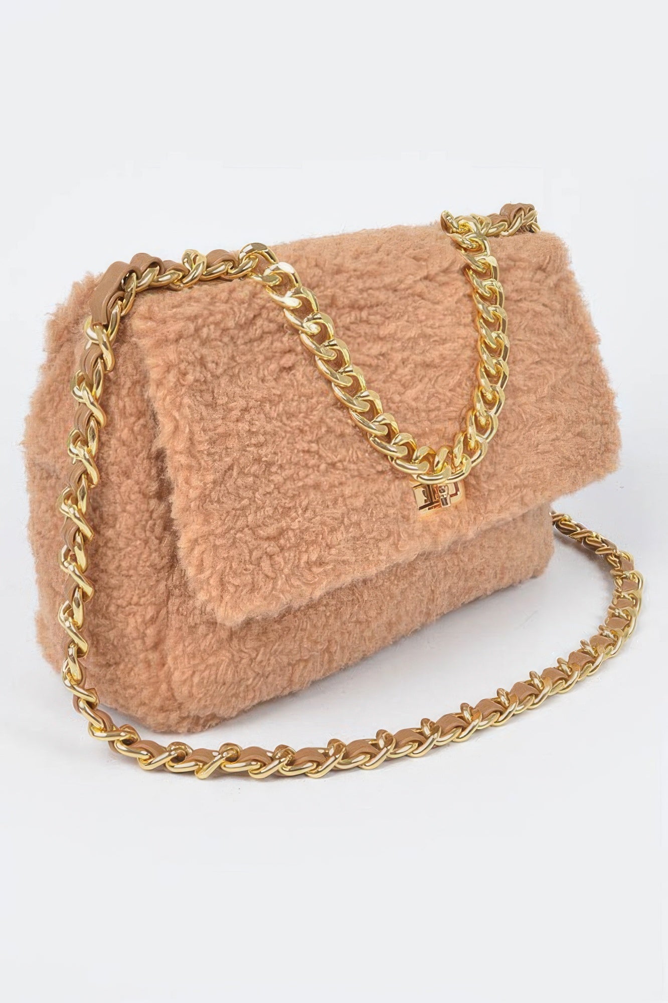 Faux Fur Shoulder Bag