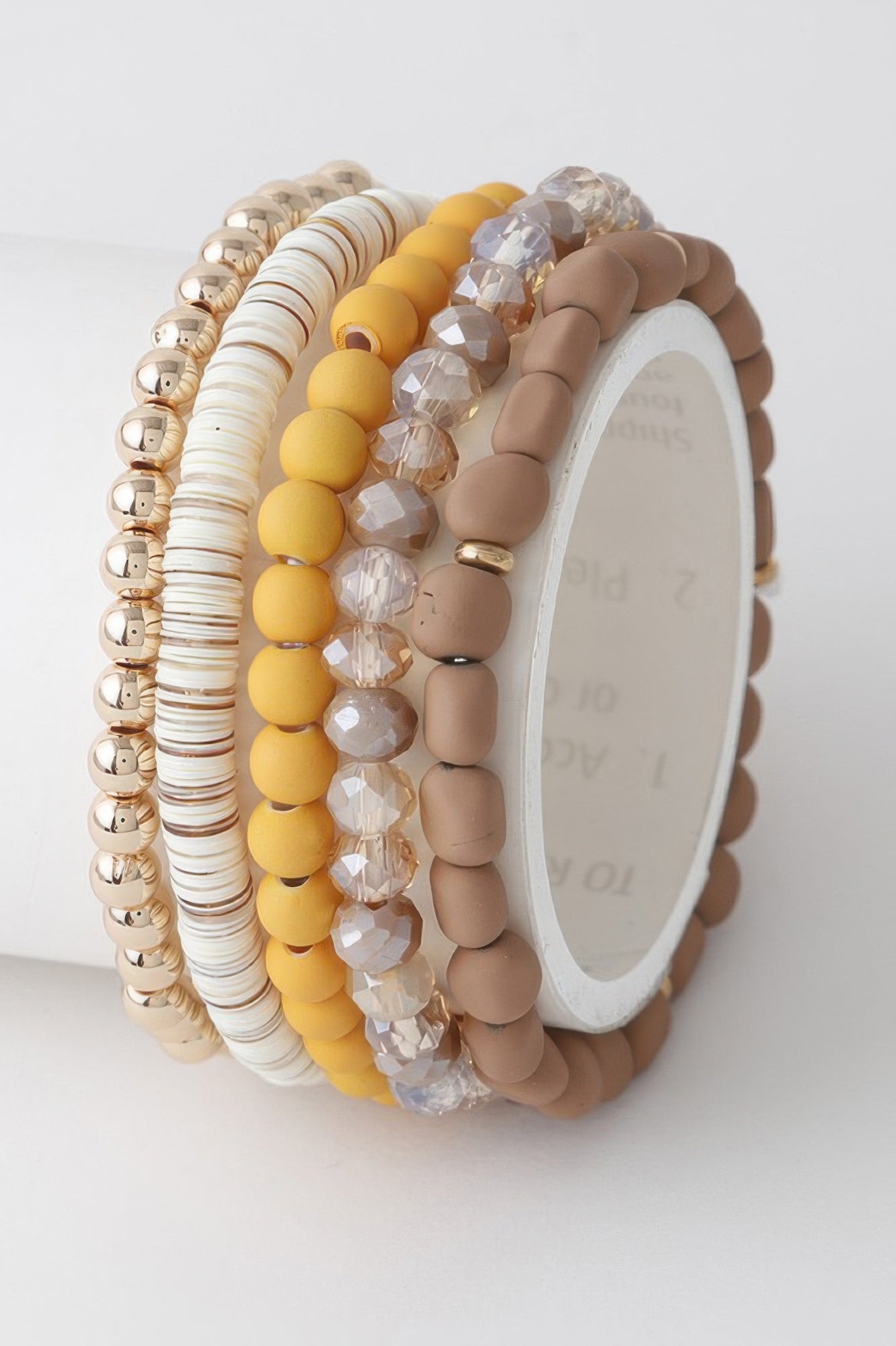 Multi Bead N Crystal Bracelet