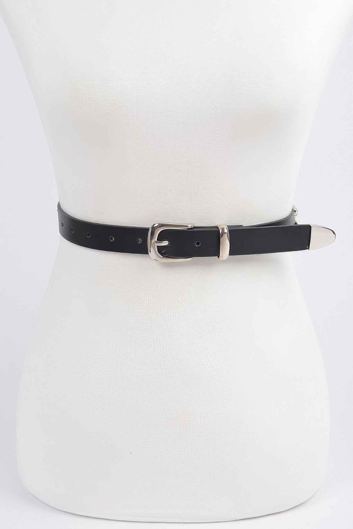 Chain Faux Leather Belt