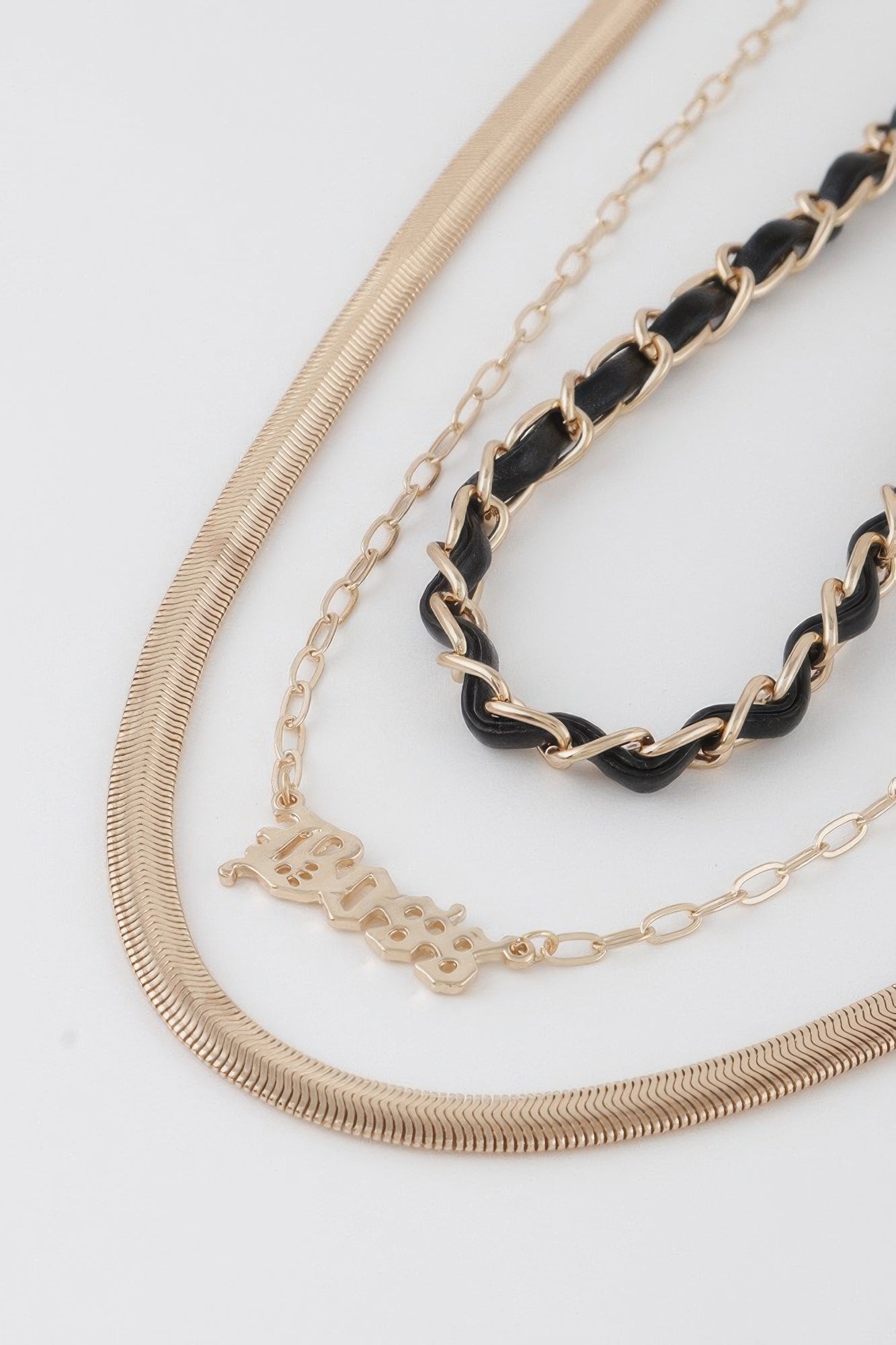 Multi Layered Boss Statement Necklace