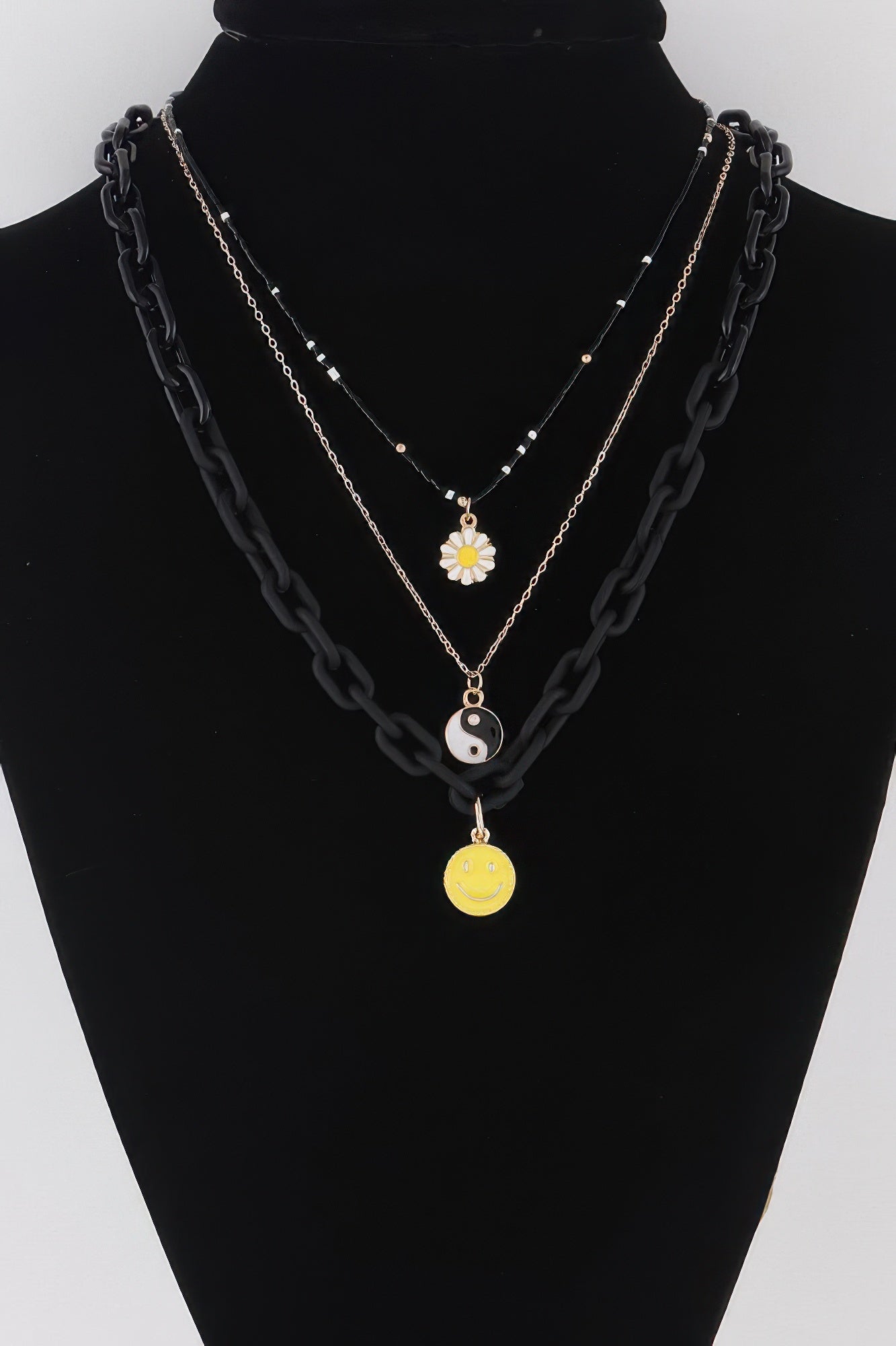 Multi Pendant Chain Necklace