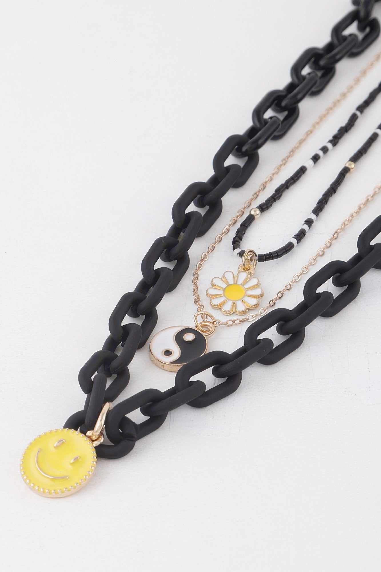 Multi Pendant Chain Necklace
