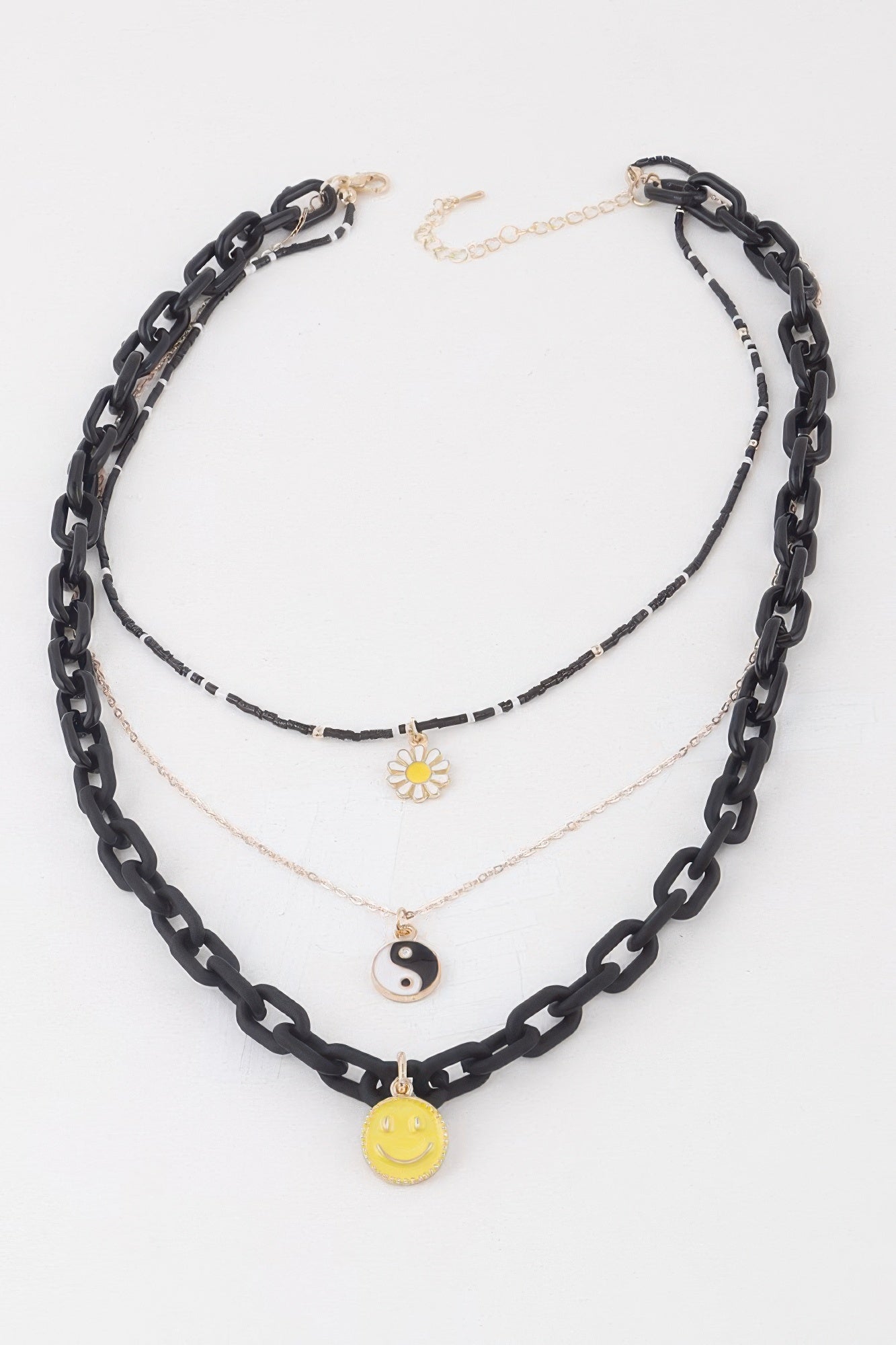 Multi Pendant Chain Necklace