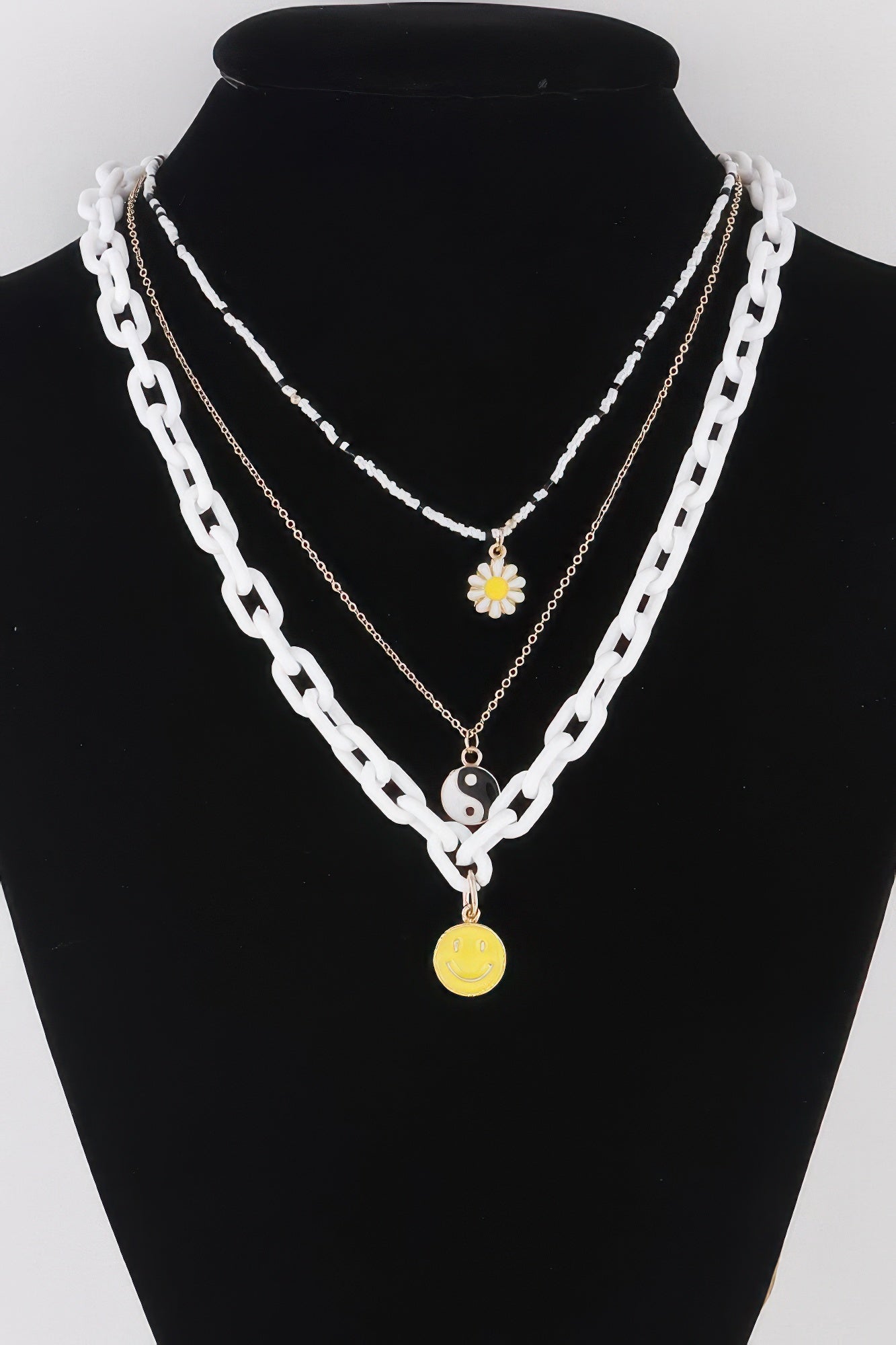 Multi Pendant Chain Necklace