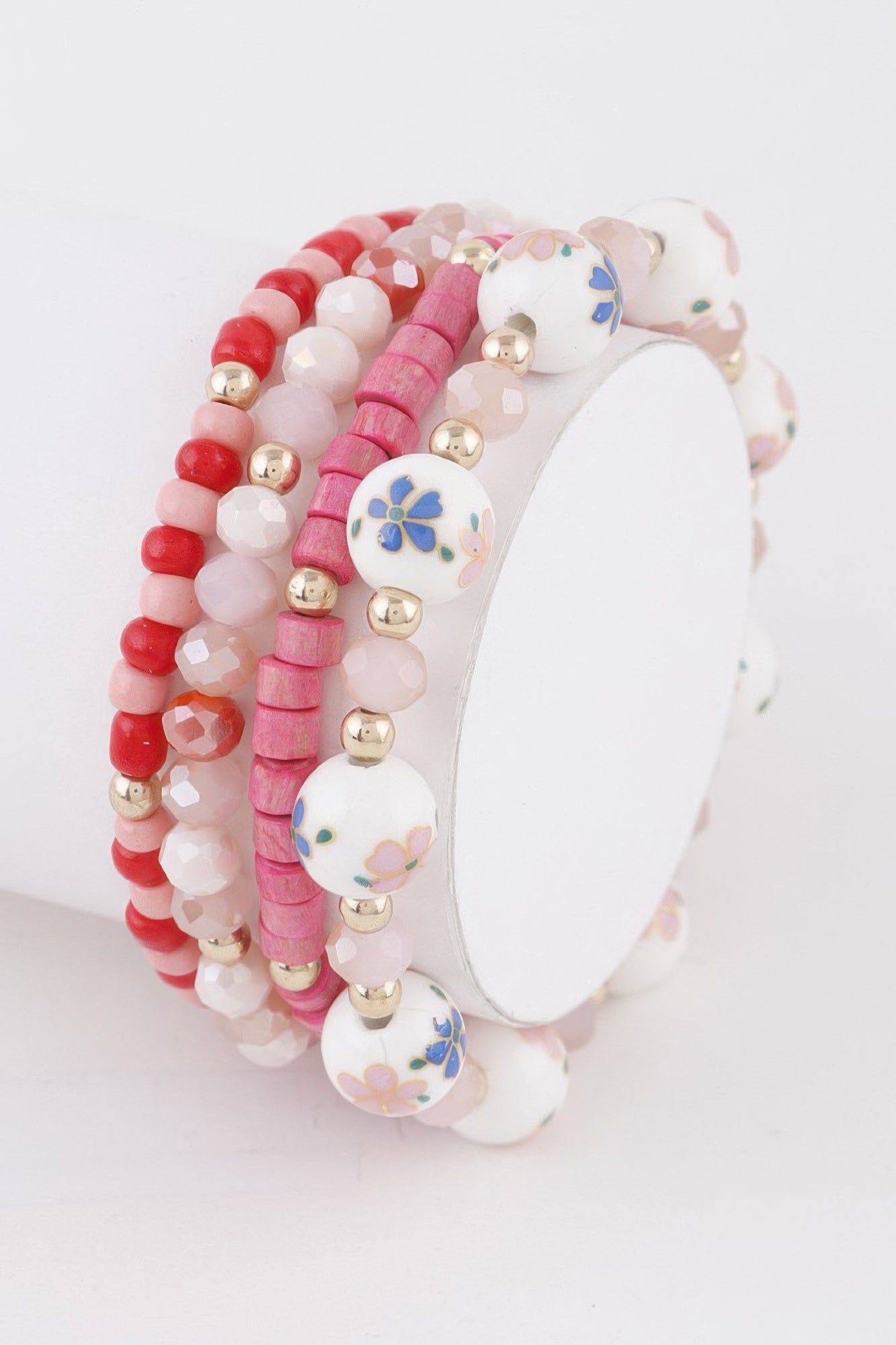 Flower Beaded Bracelet