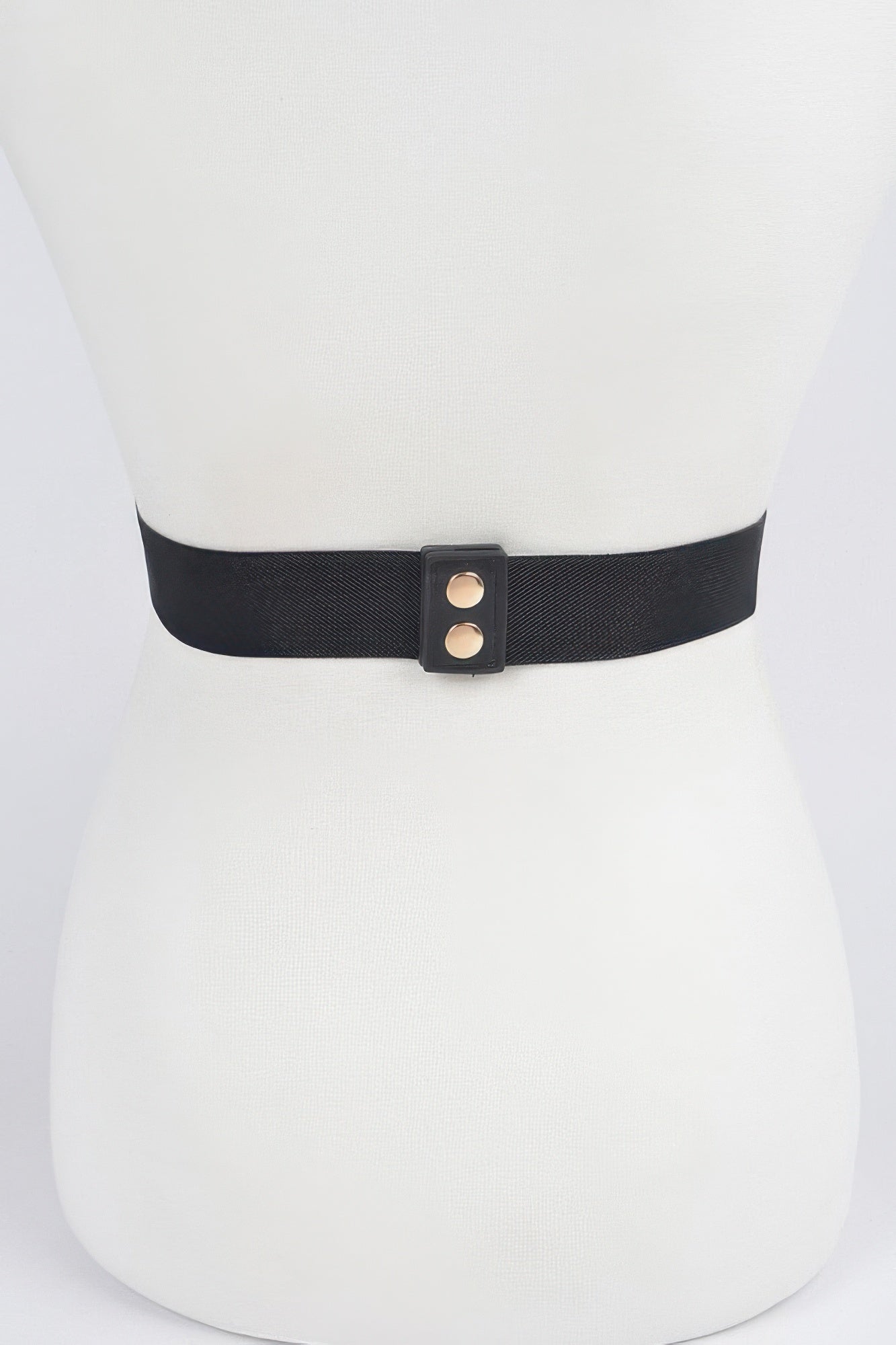 Trendy Metal Buckle Elastic Belt