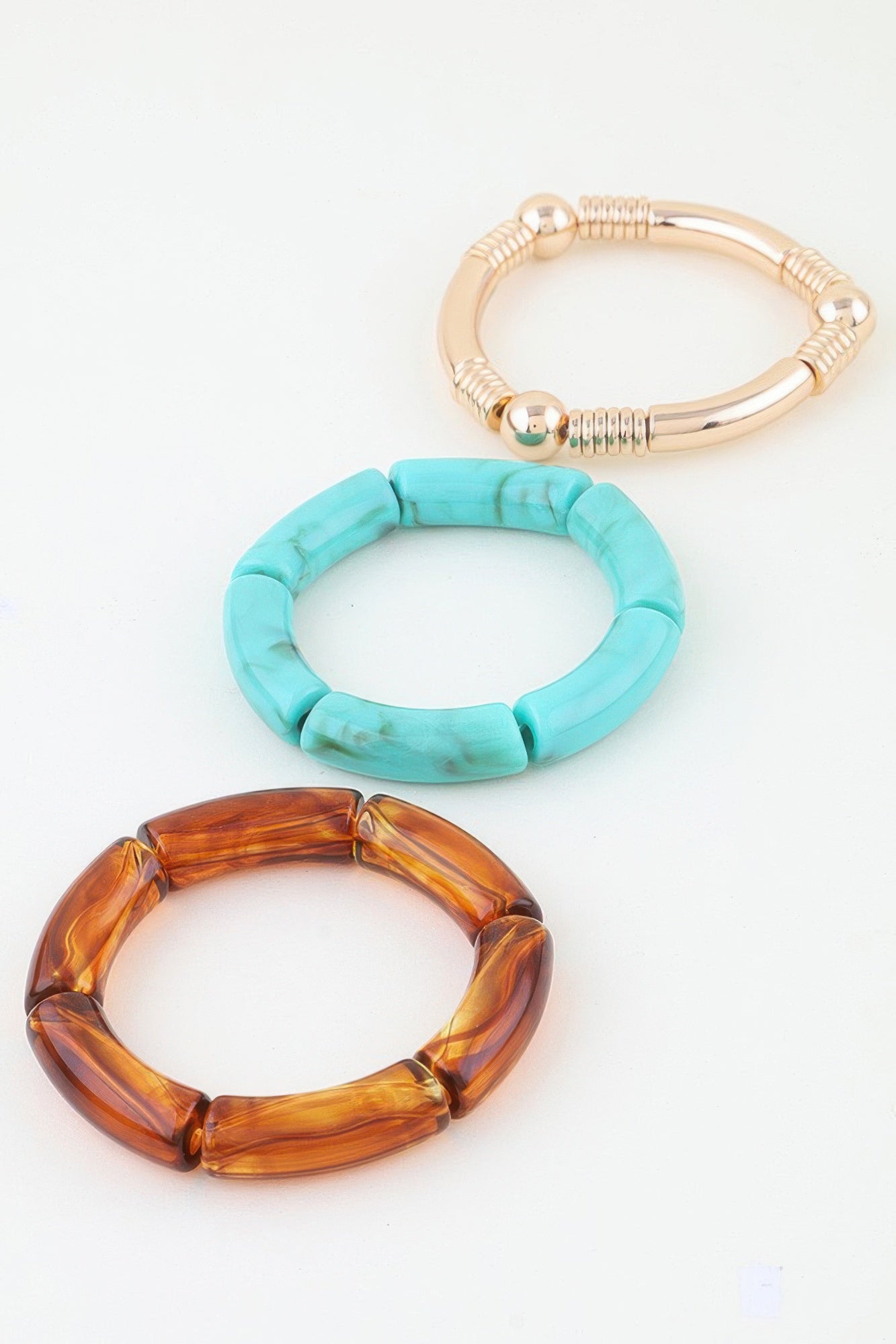 Multi Marble Tube Bracelet