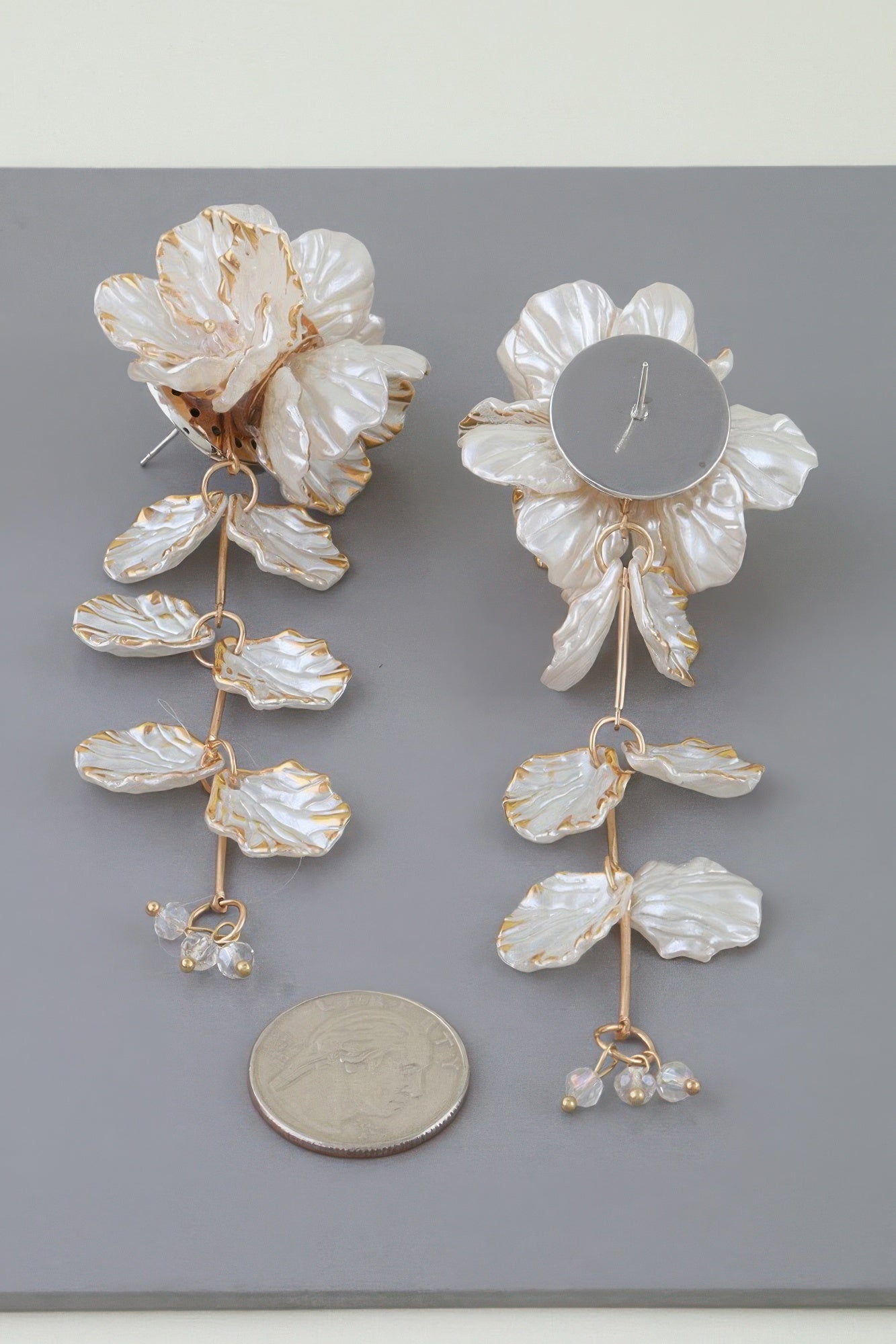 Multi Petal Drop Earrings