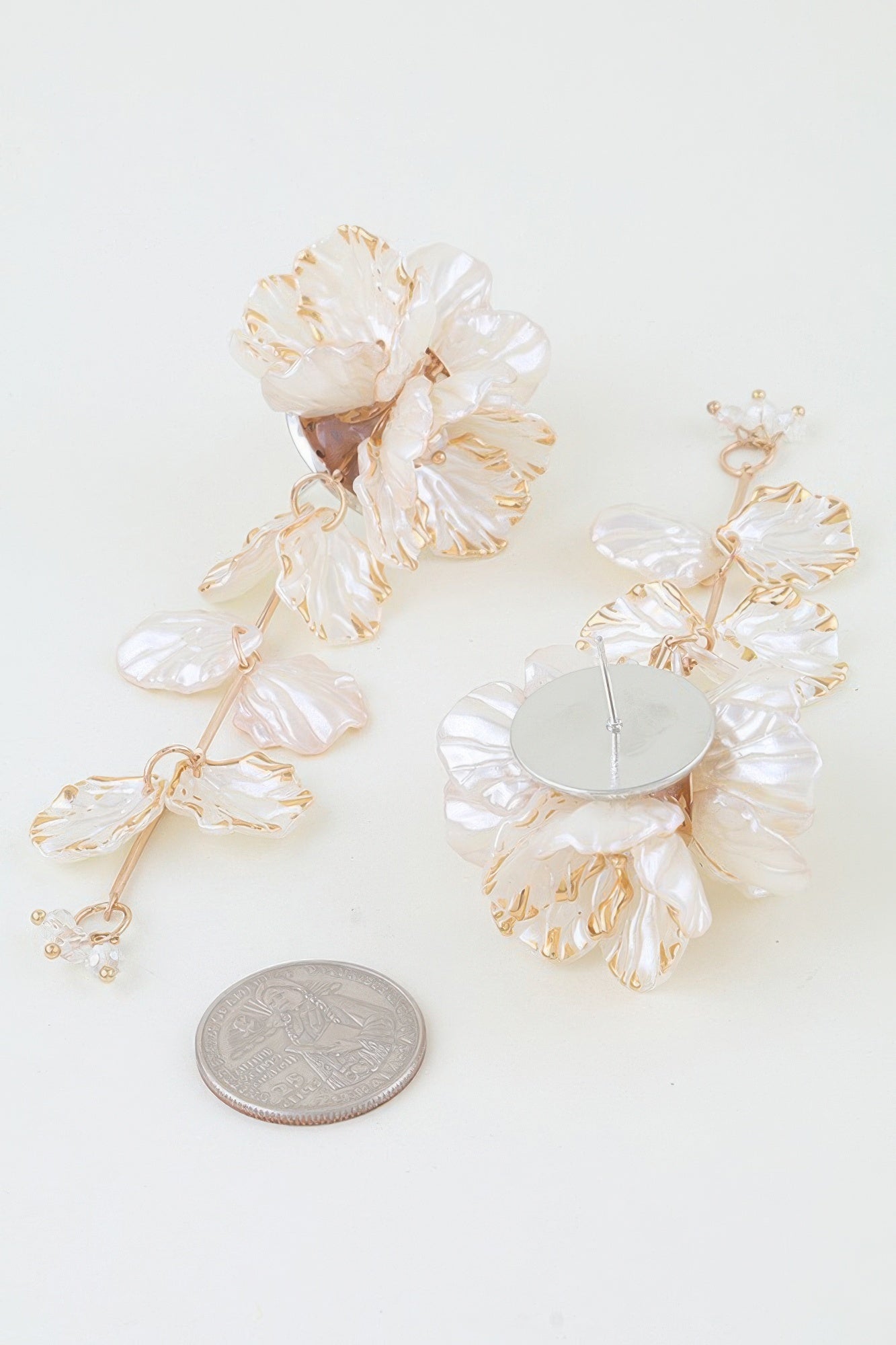 Multi Petal Drop Earrings
