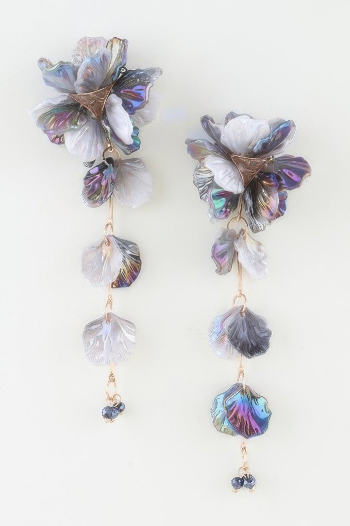 Multi Petal Drop Earrings