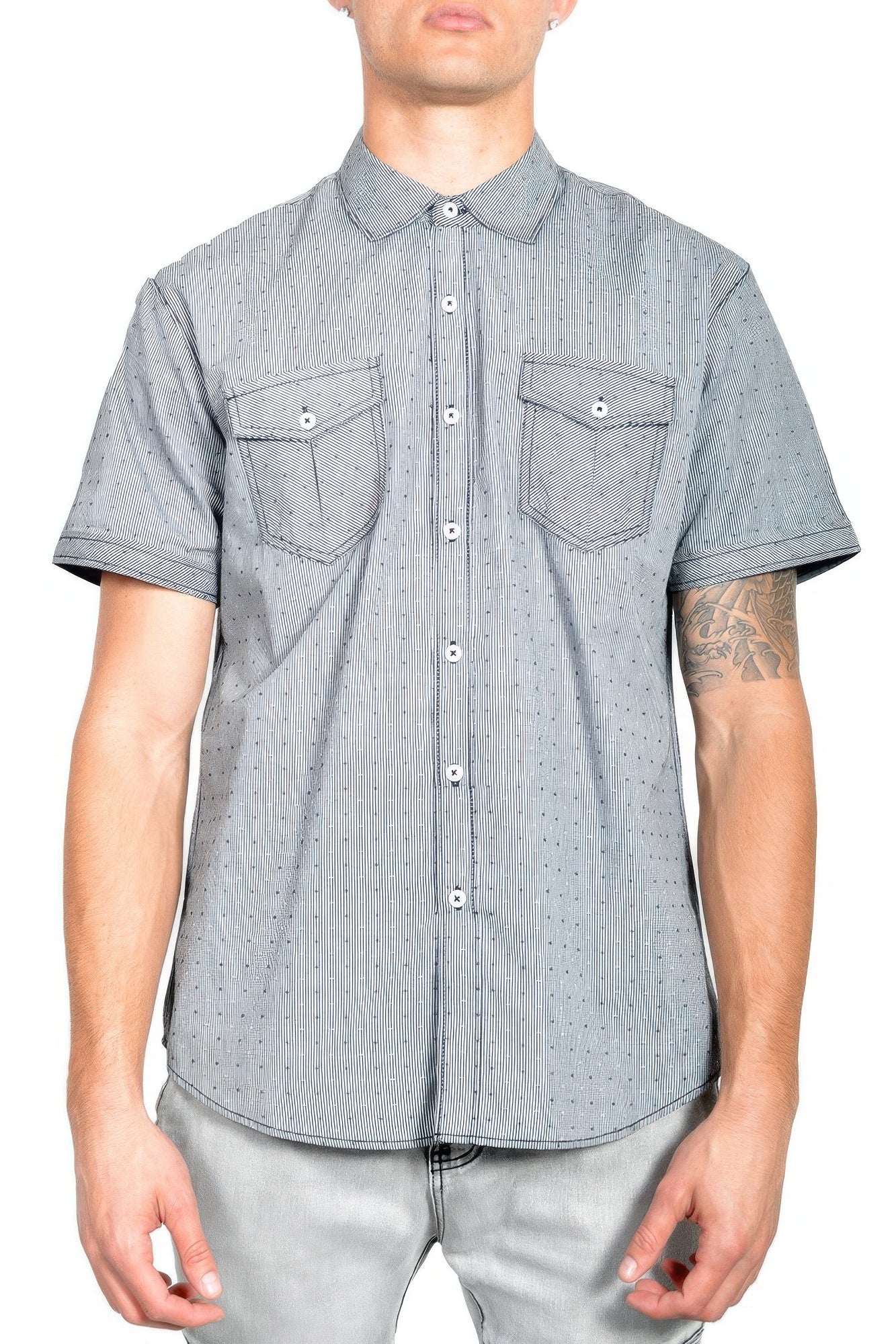 Men's Casual Short Sleeve Patterned Shirts