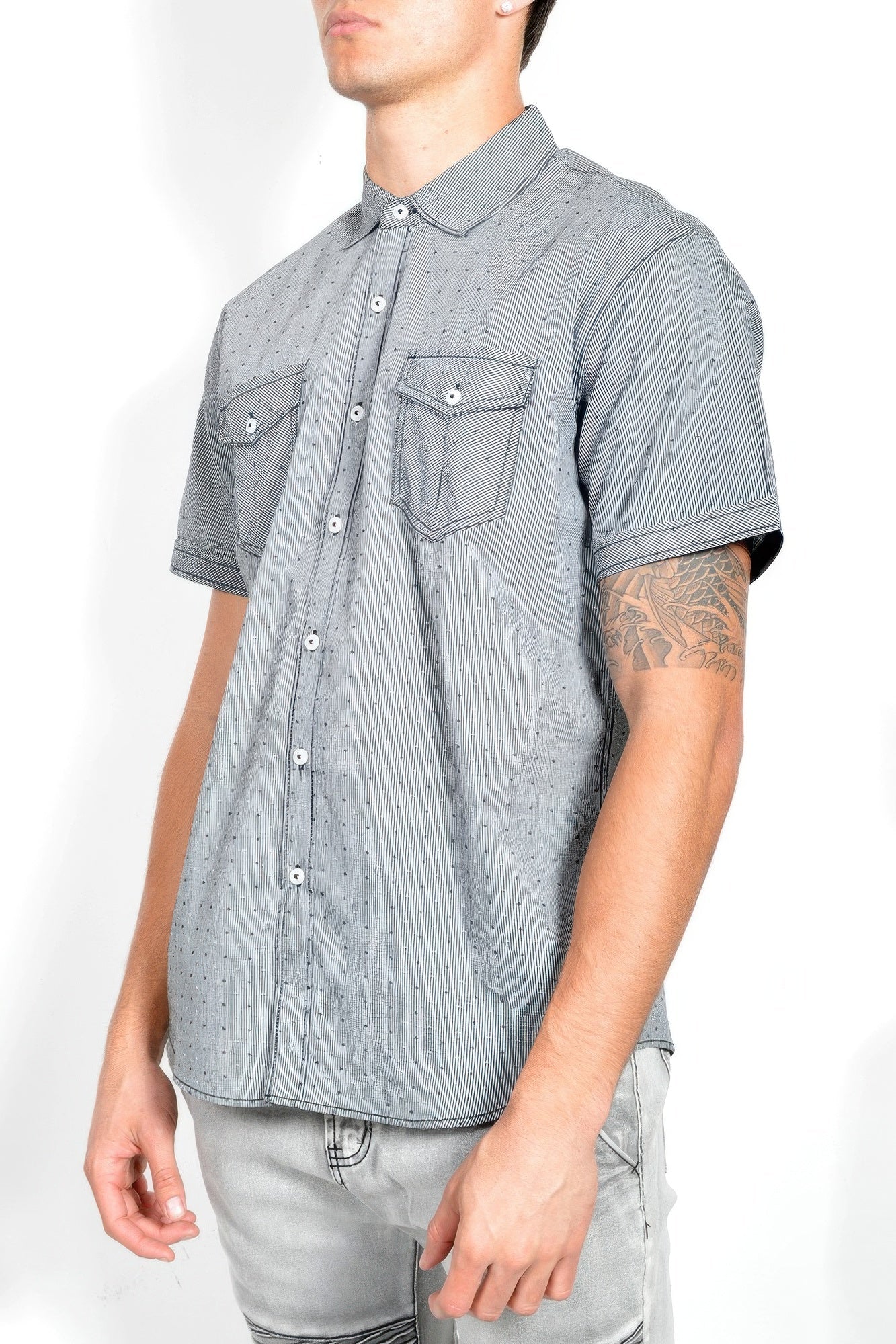 Men's Casual Short Sleeve Patterned Shirts