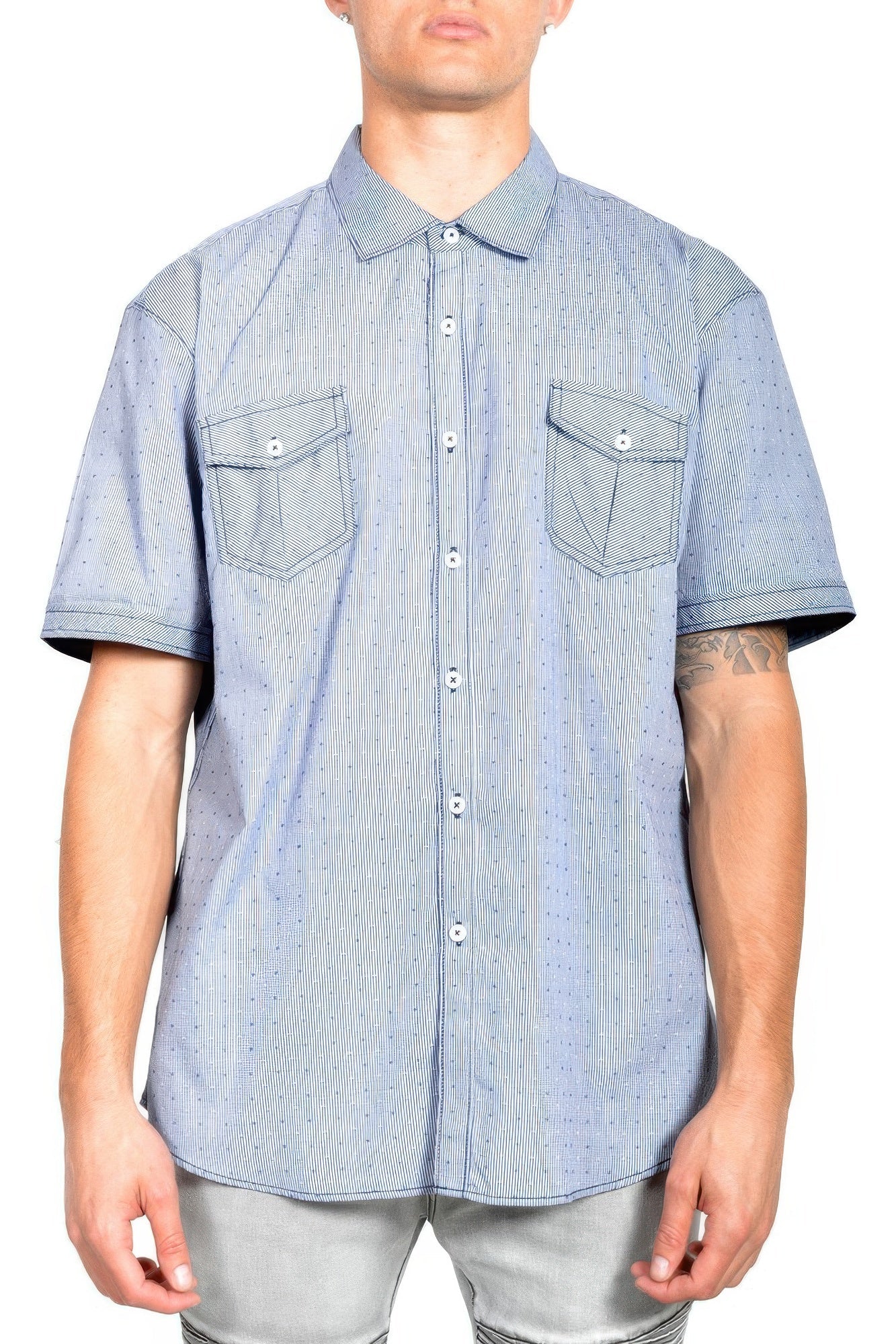 Men's Casual Short Sleeve Patterned Shirts