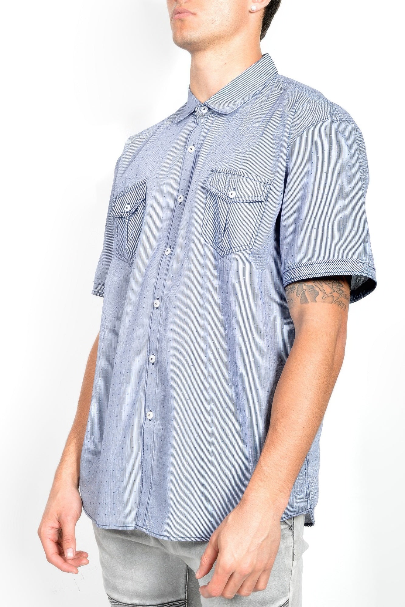 Men's Casual Short Sleeve Patterned Shirts