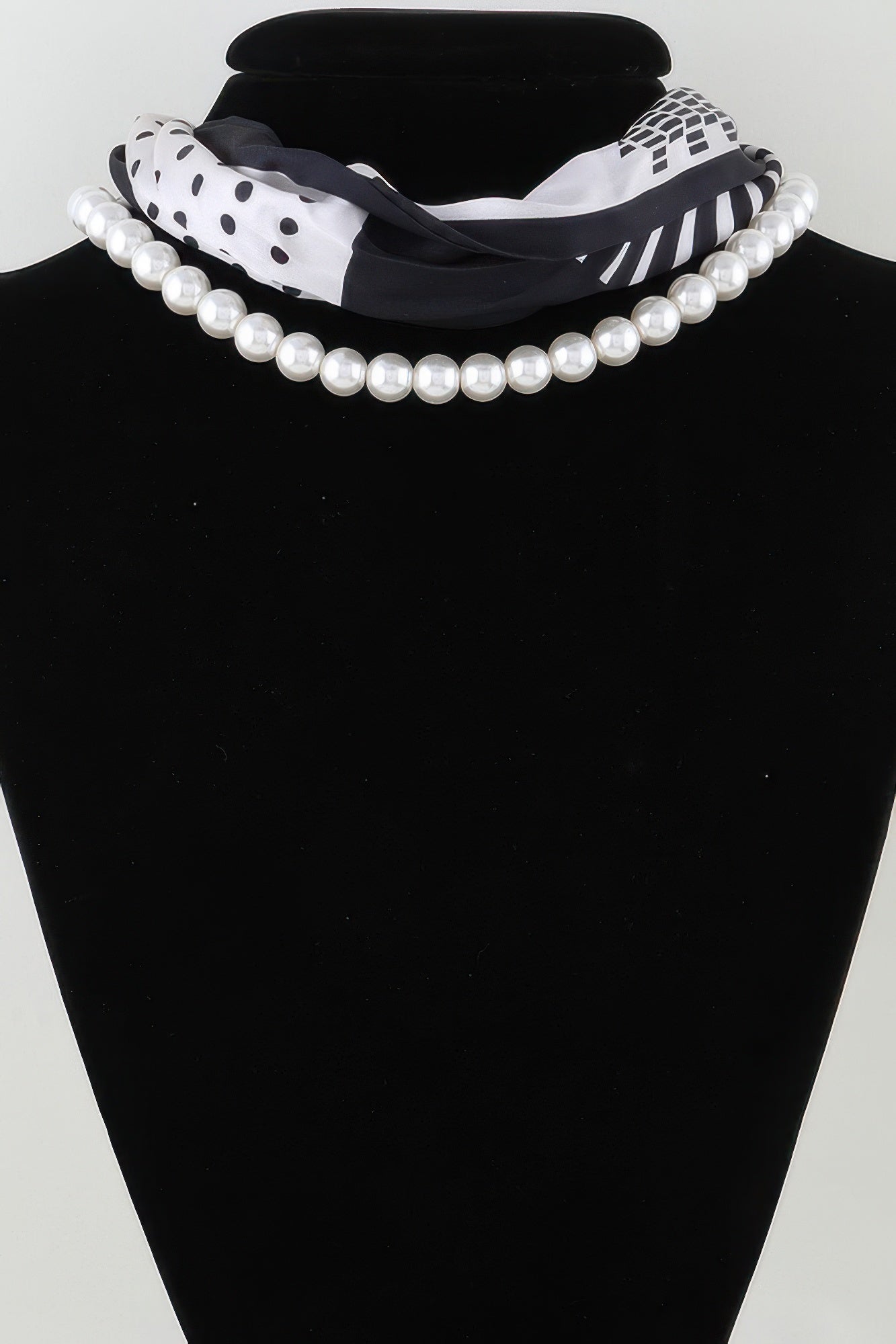 Luxury Scarf Beaded Choker Necklace