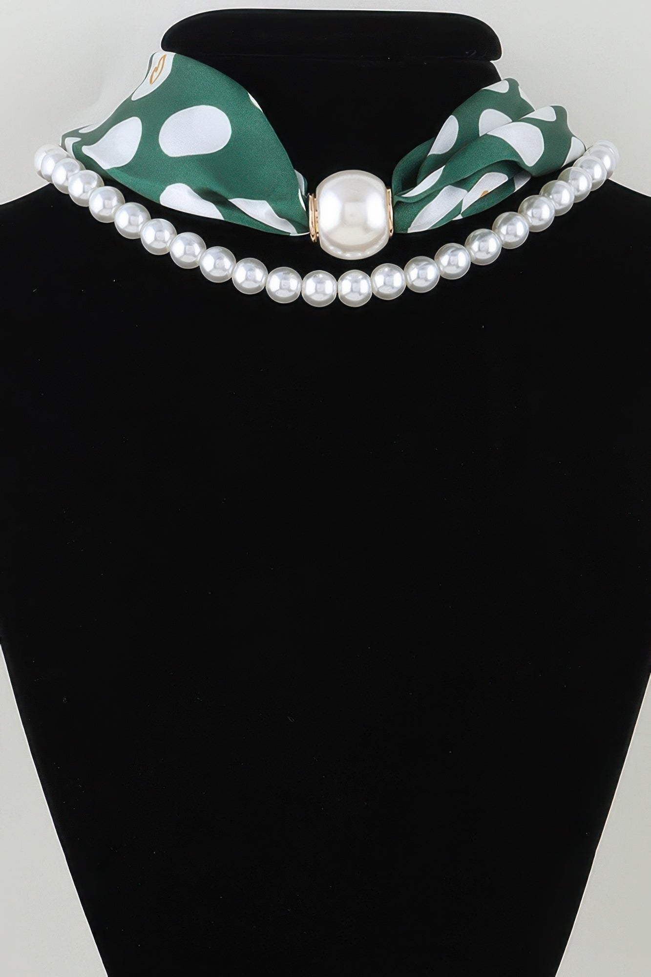 Luxury Scarf Beaded Choker Necklace