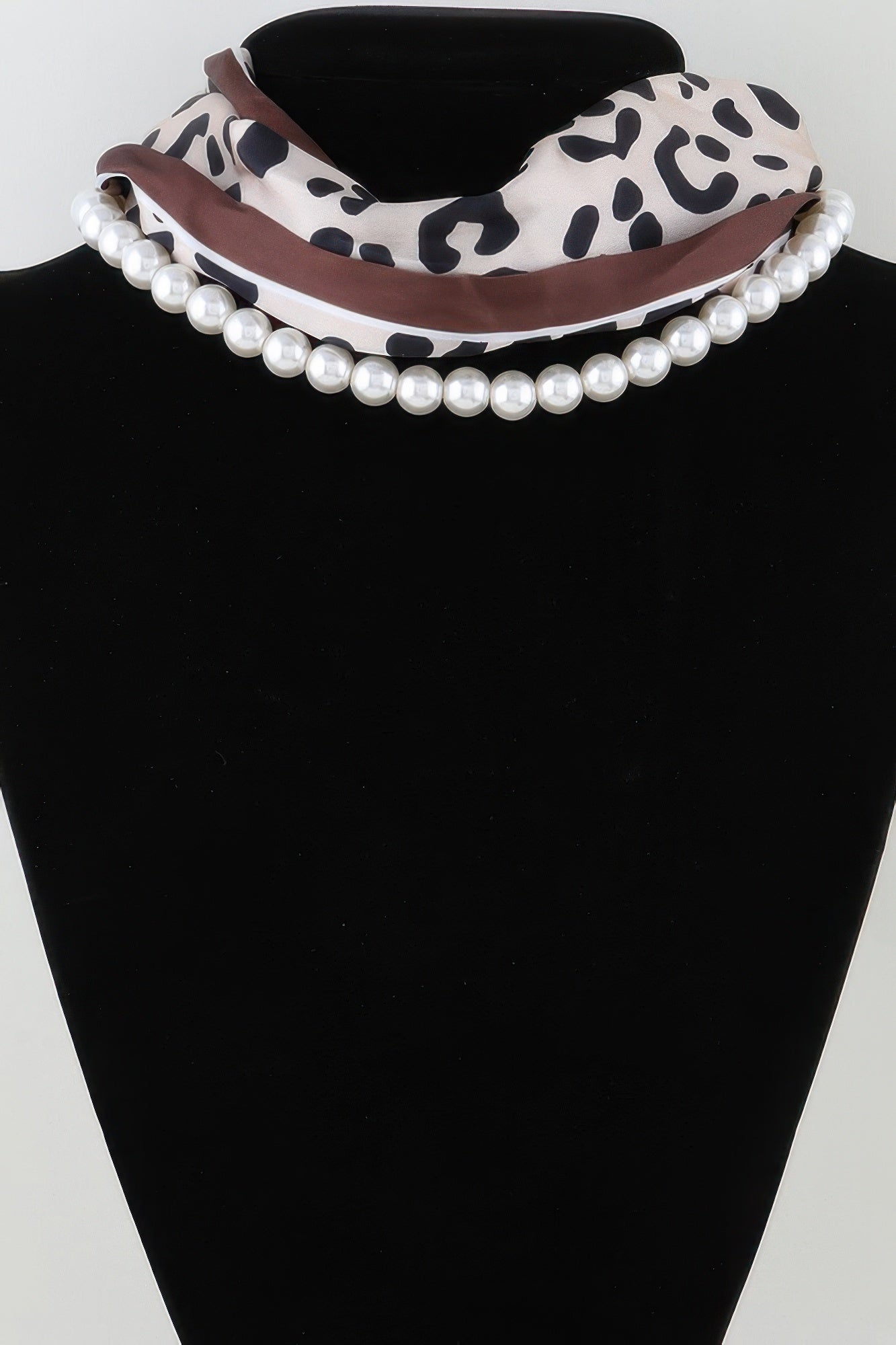 Luxury Scarf Beaded Choker Necklace