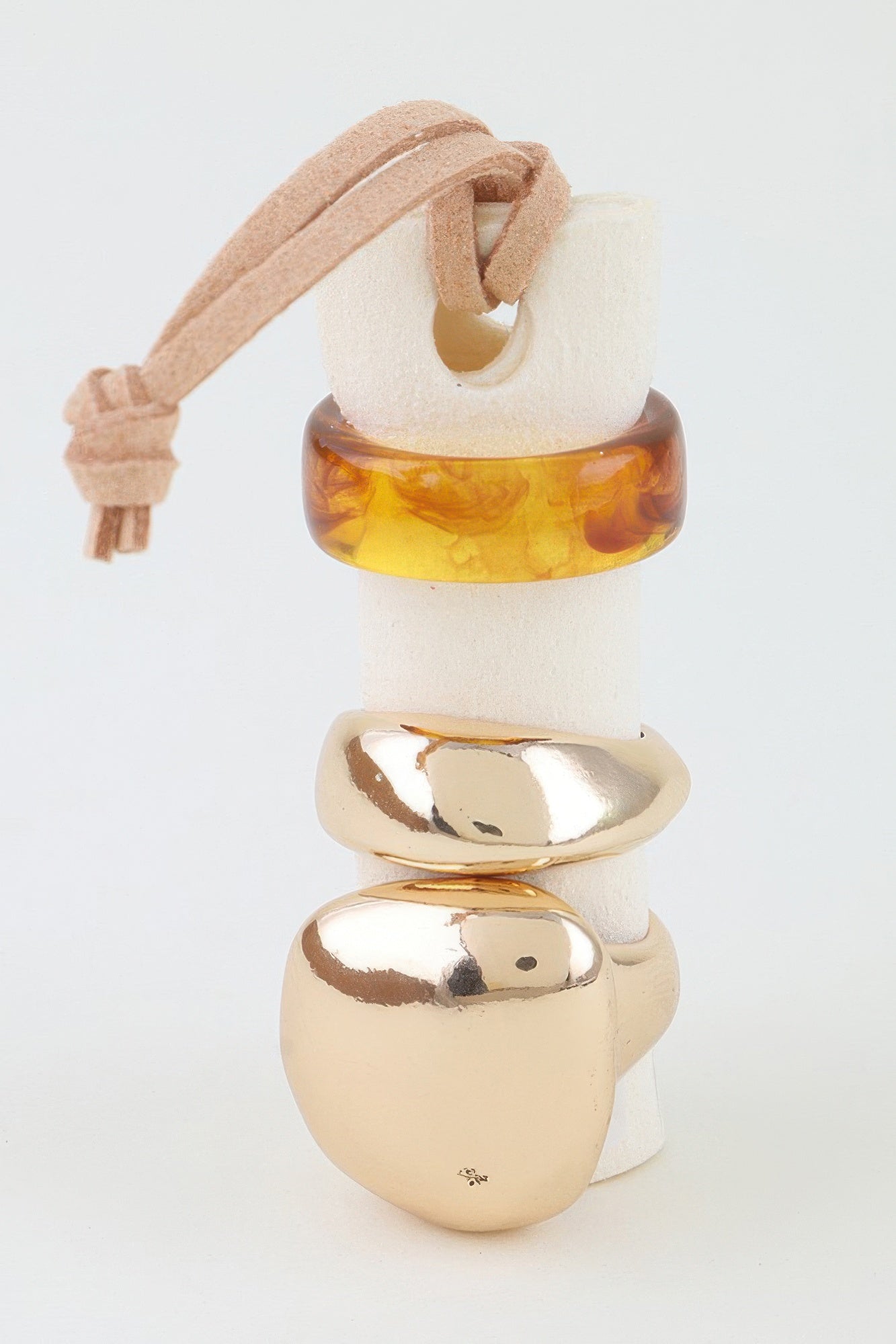 Modern Triple Band Statement Rings Set
