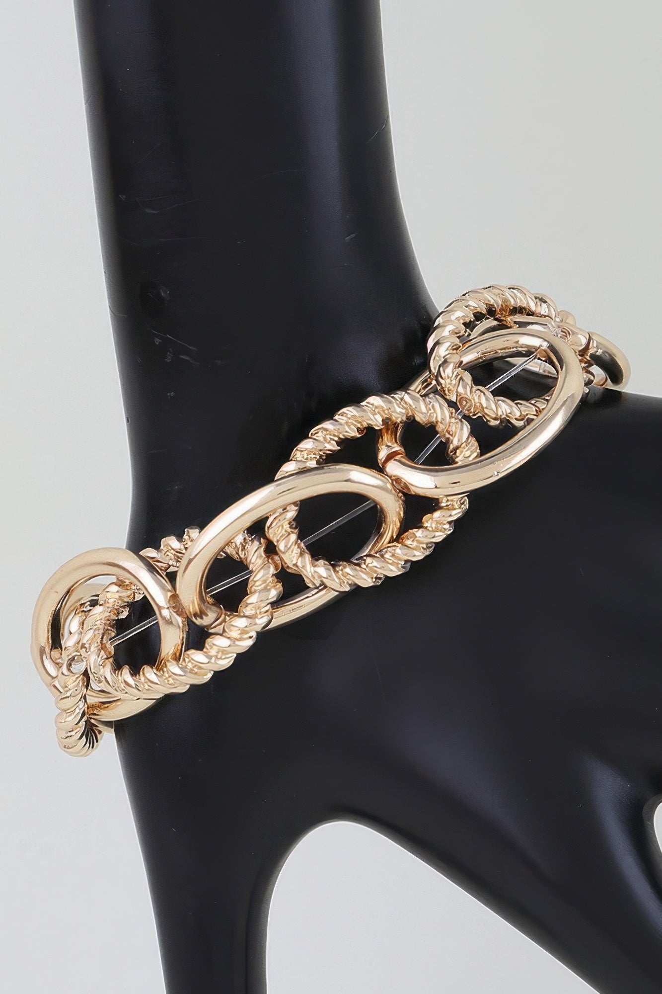 Multi Twisted Link Chain Bracelet