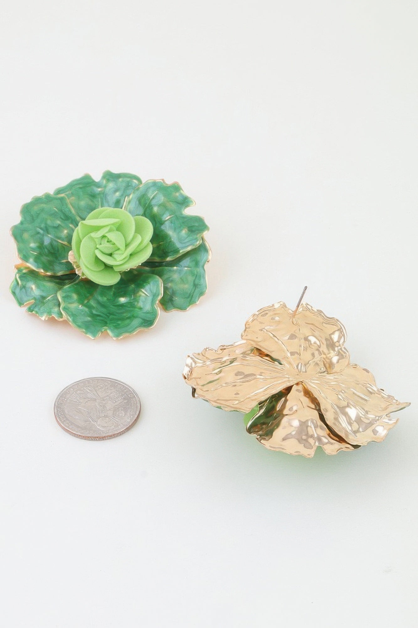 Blooming Watercolor Flower Earrings