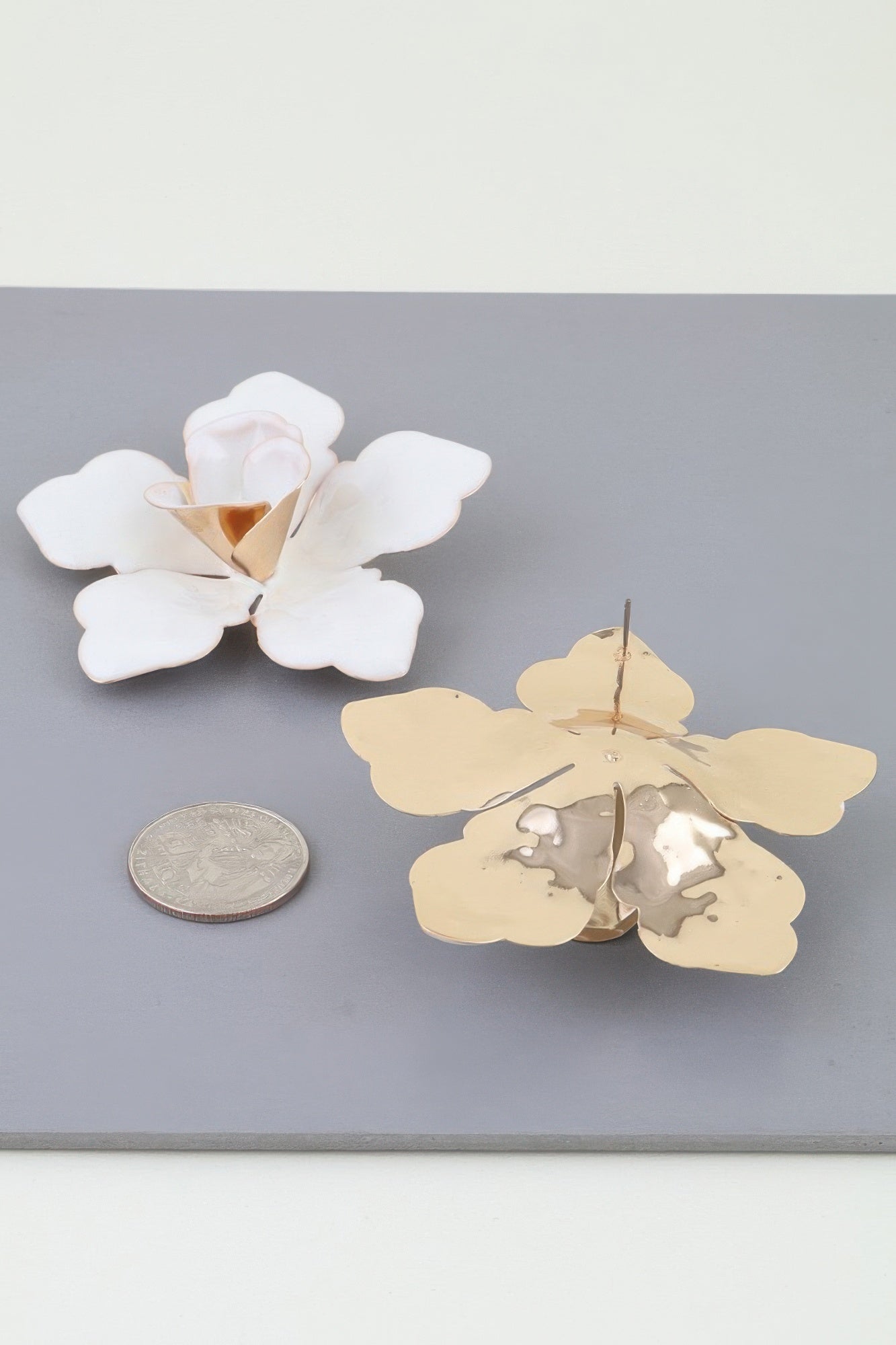 Modern Sakura Stud Earrings