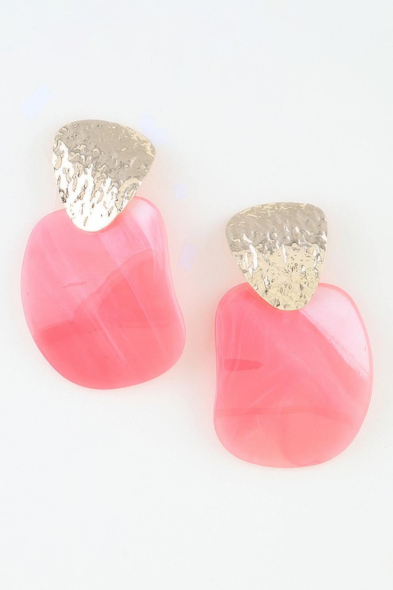 Modern Marble Stone Fashion Earrings