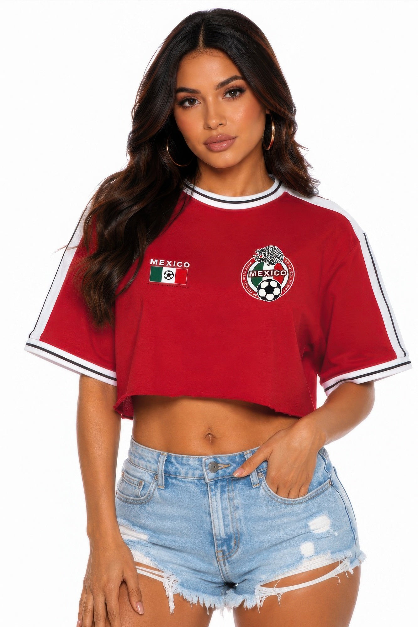 Short Sleeve Cotton Mexico Print Shirt