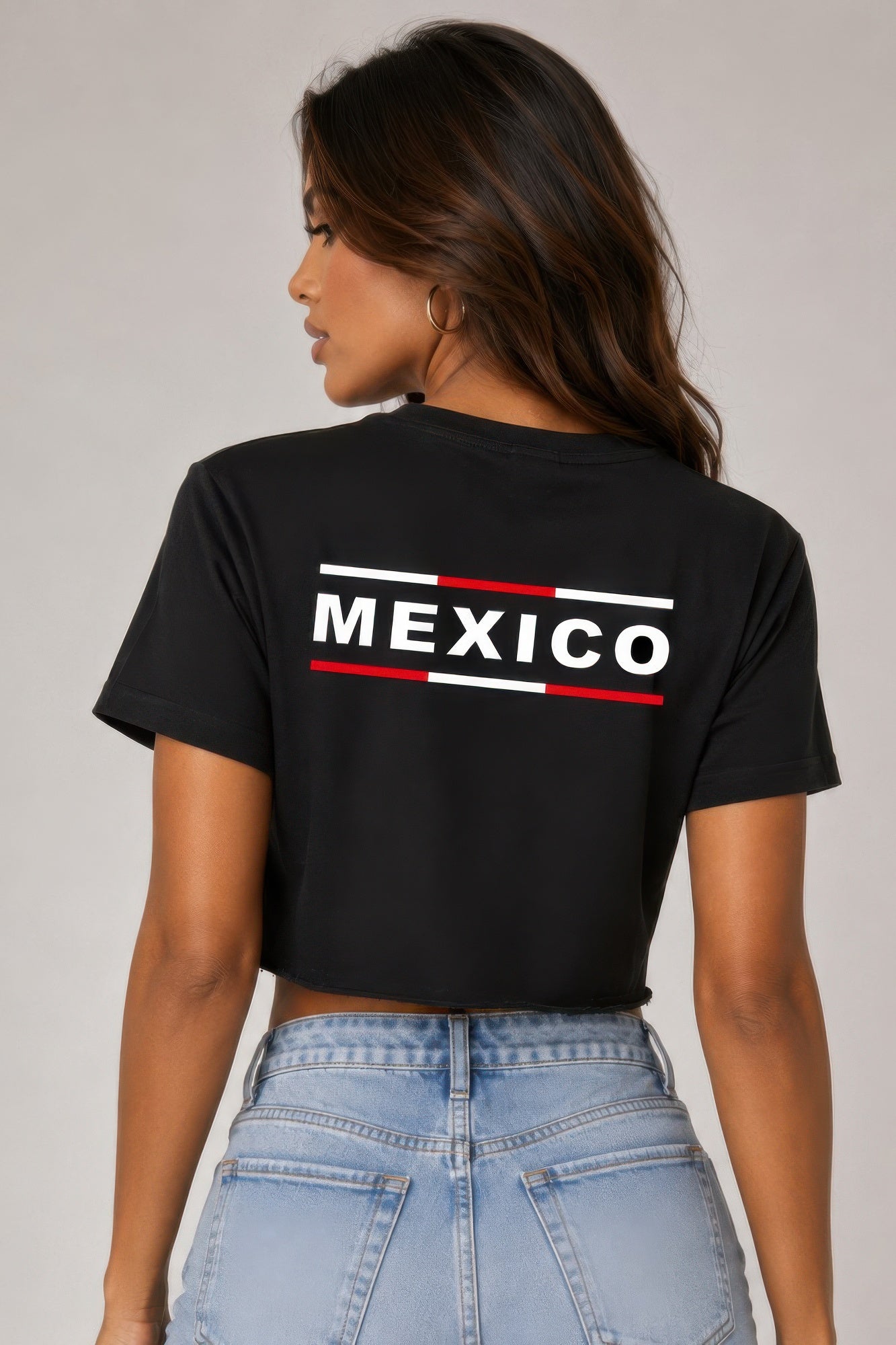 Short Sleeve Cotton Mexico Print Shirt