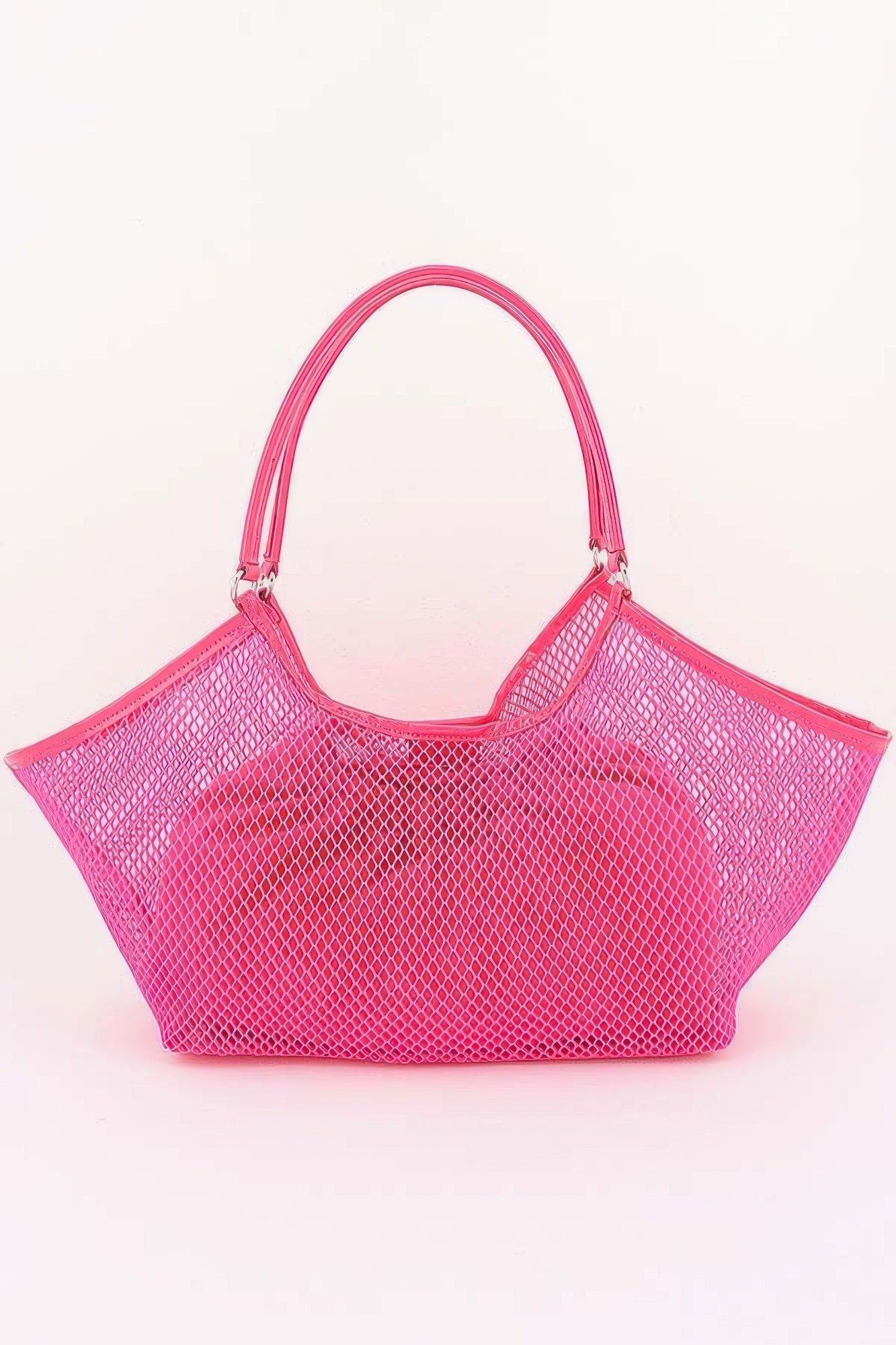 Mesh Tote Bag With Removable Liner